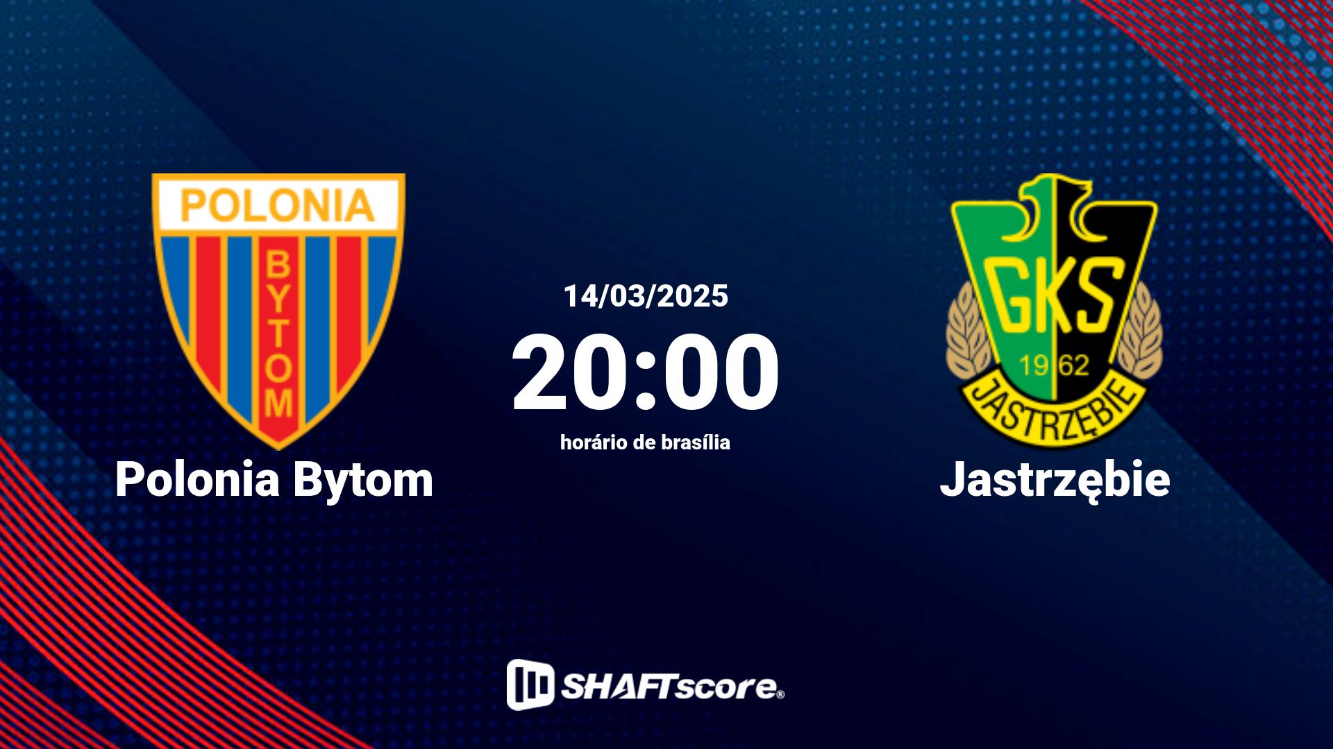 Estatísticas do jogo Polonia Bytom vs Jastrzębie 14.03 20:00