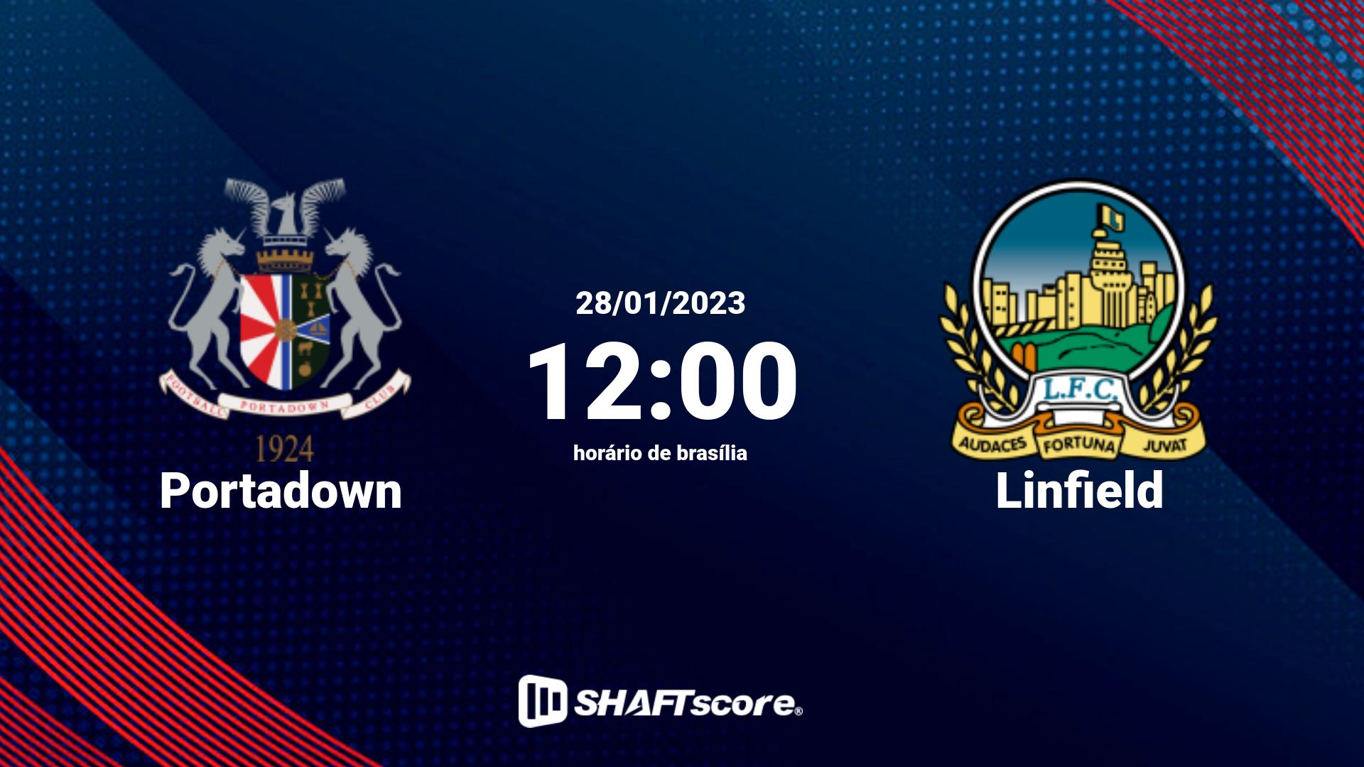 Estatísticas do jogo Portadown vs Linfield 28.01 12:00