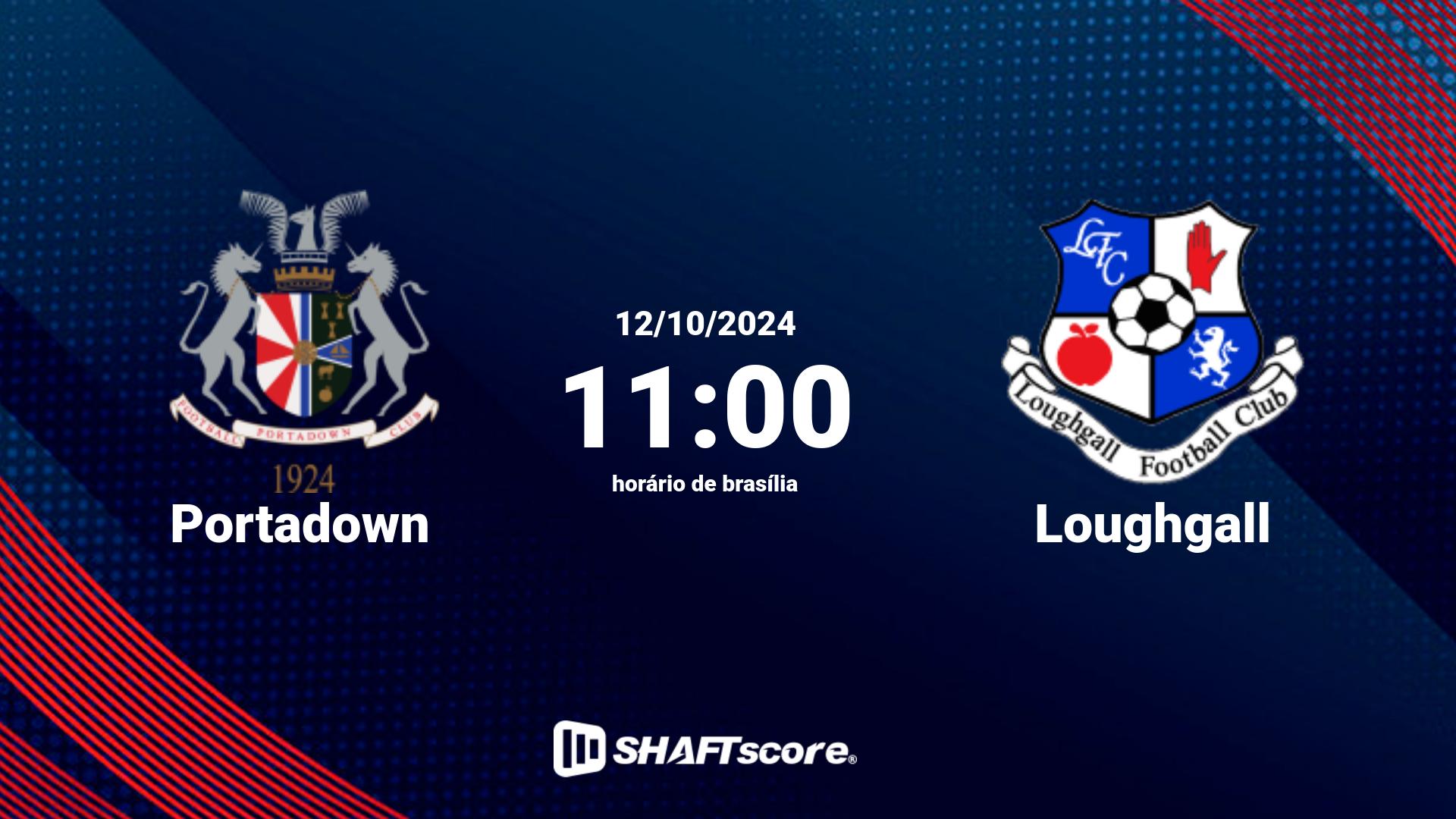 Estatísticas do jogo Portadown vs Loughgall 12.10 11:00