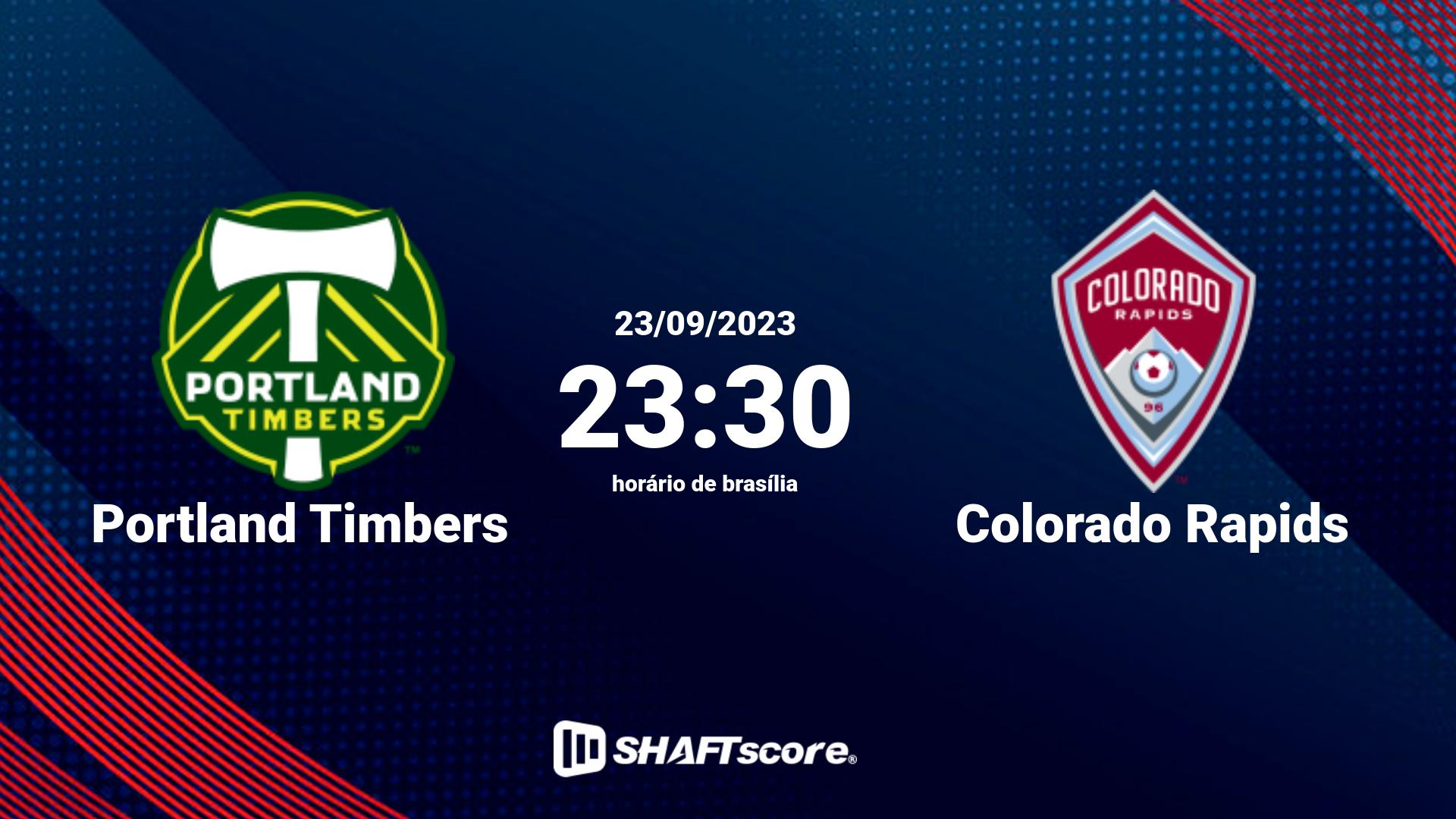 Estatísticas do jogo Portland Timbers vs Colorado Rapids 23.09 23:30