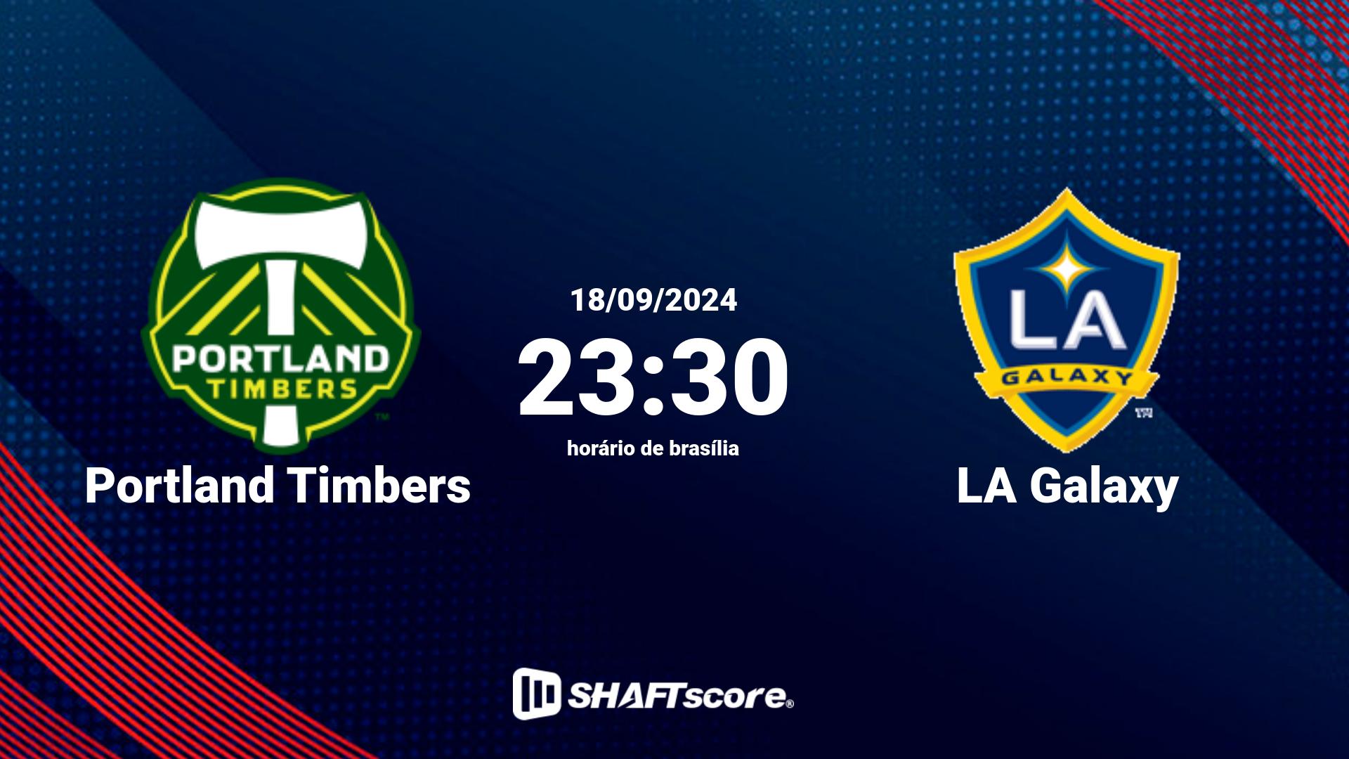 Estatísticas do jogo Portland Timbers vs LA Galaxy 18.09 23:30