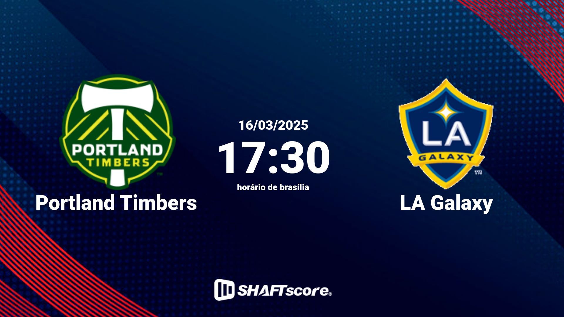 Estatísticas do jogo Portland Timbers vs LA Galaxy 16.03 17:30