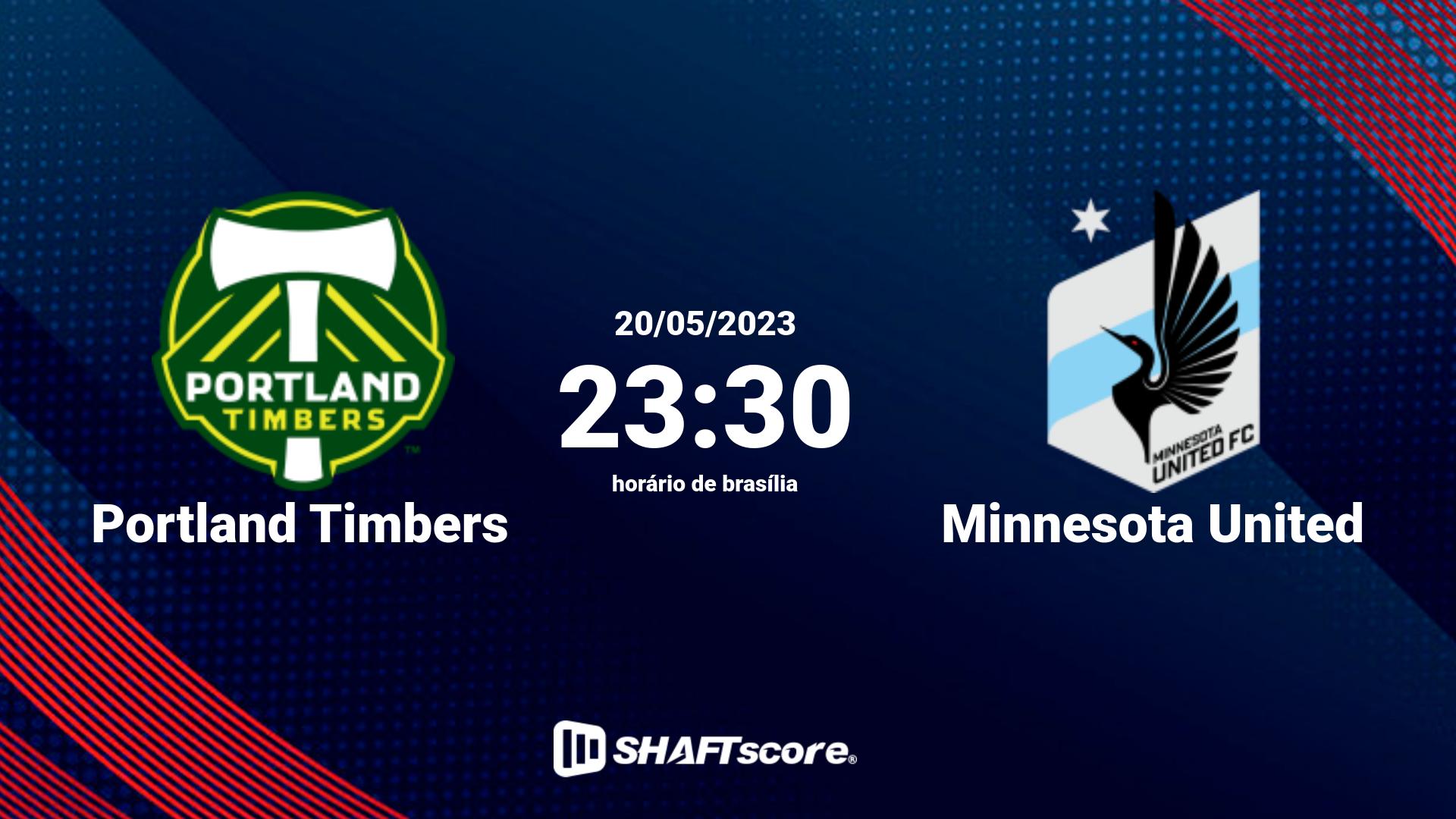 Estatísticas do jogo Portland Timbers vs Minnesota United 20.05 23:30