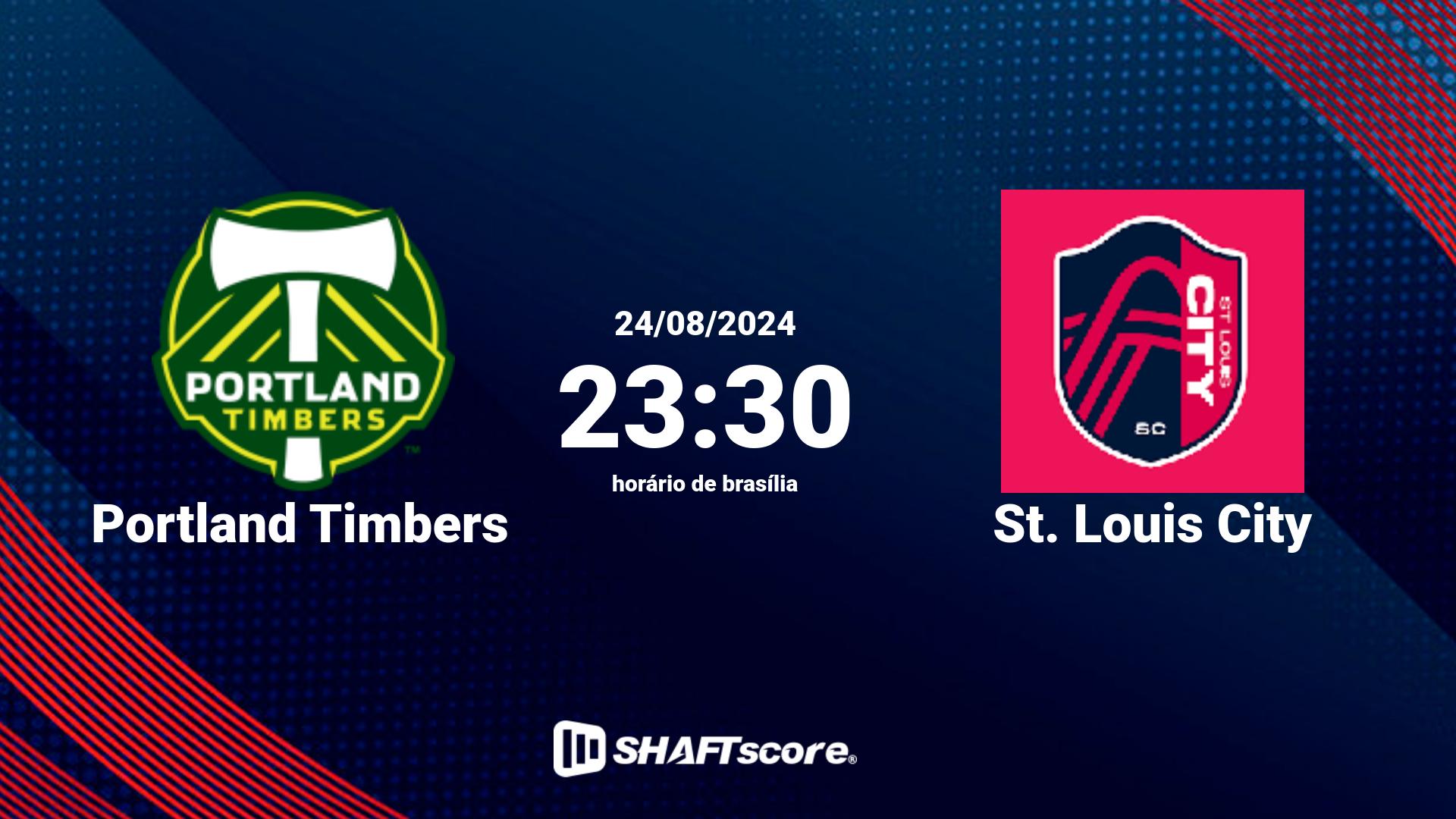 Estatísticas do jogo Portland Timbers vs St. Louis City 24.08 23:30