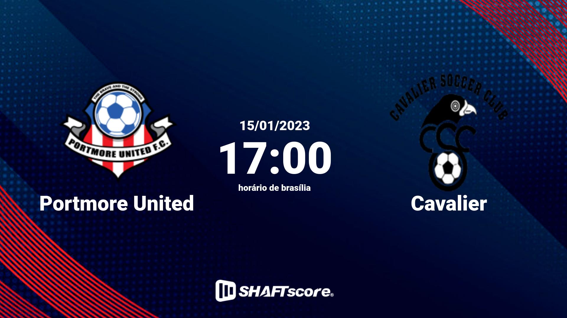 Estatísticas do jogo Portmore United vs Cavalier 15.01 17:00