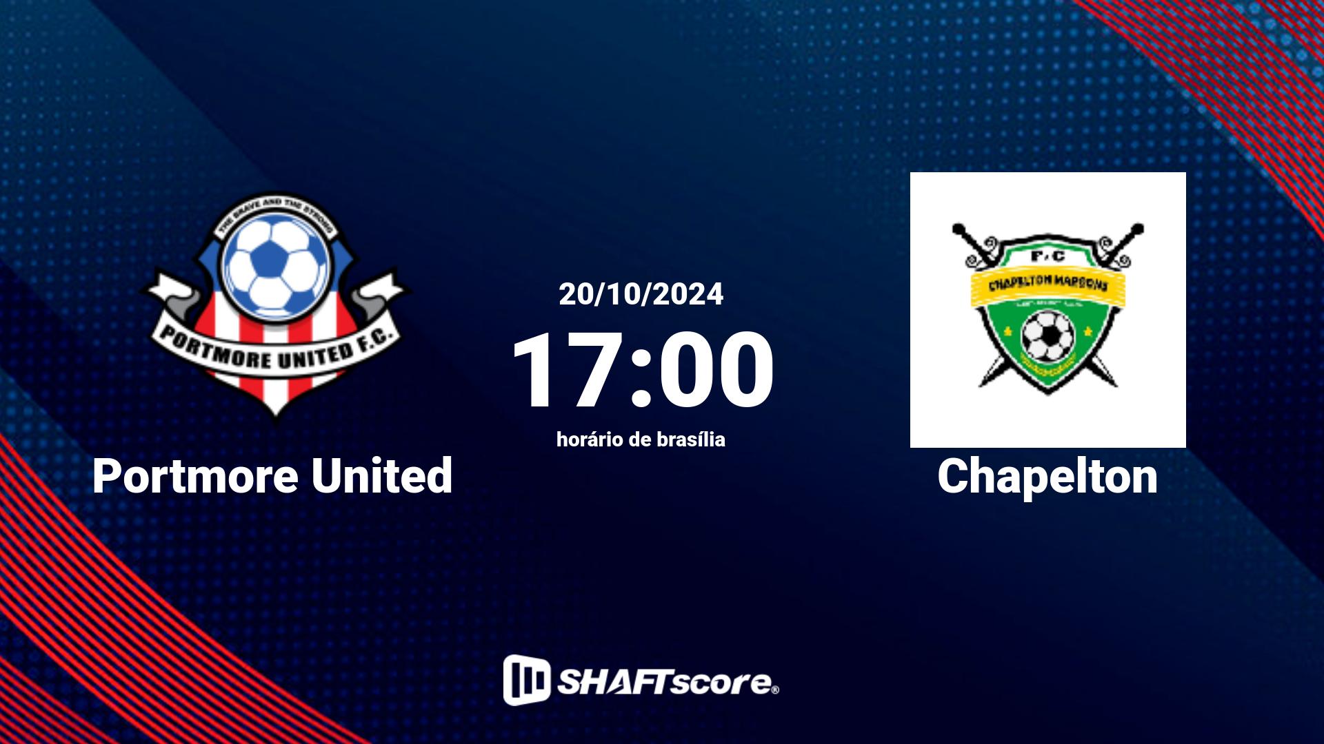 Estatísticas do jogo Portmore United vs Chapelton 20.10 17:00