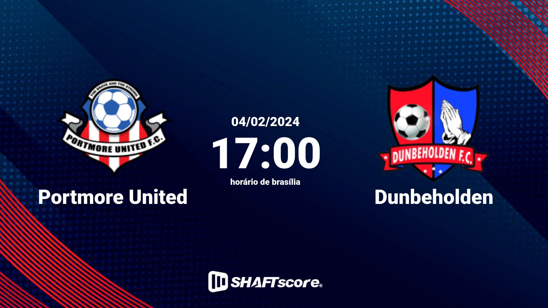 Estatísticas do jogo Portmore United vs Dunbeholden 04.02 17:00