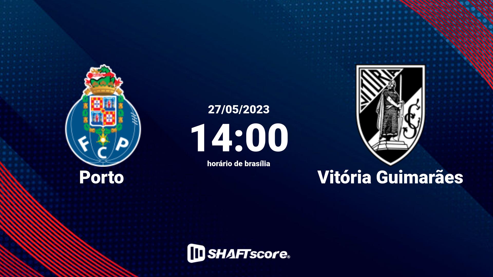 Estatísticas do jogo Porto vs Vitória Guimarães 27.05 14:00