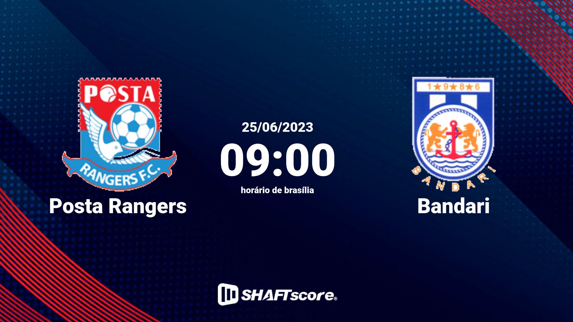 Estatísticas do jogo Posta Rangers vs Bandari 25.06 09:00