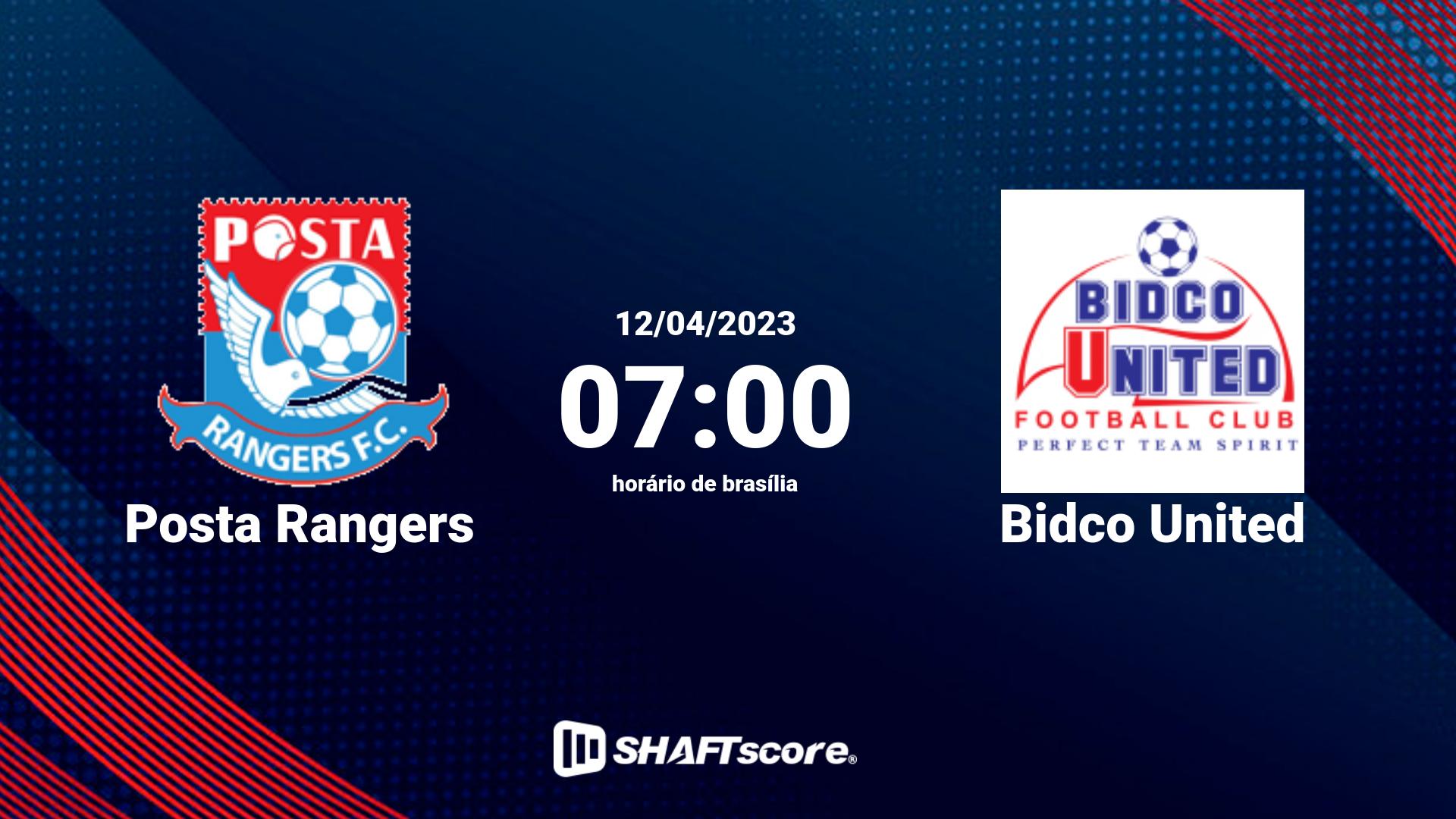 Estatísticas do jogo Posta Rangers vs Bidco United 12.04 07:00