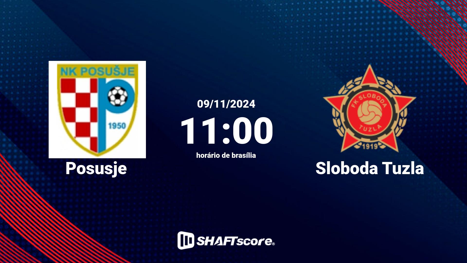 Estatísticas do jogo Posusje vs Sloboda Tuzla 09.11 11:00