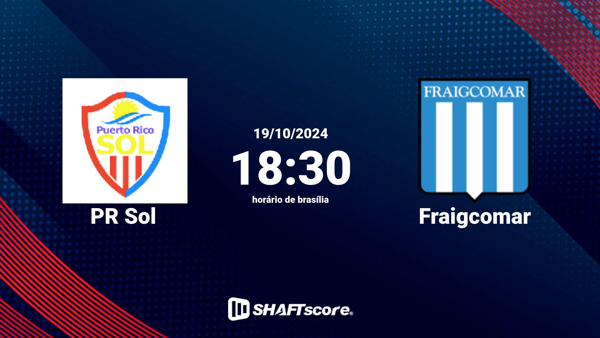 Estatísticas do jogo PR Sol vs Fraigcomar 19.10 18:30