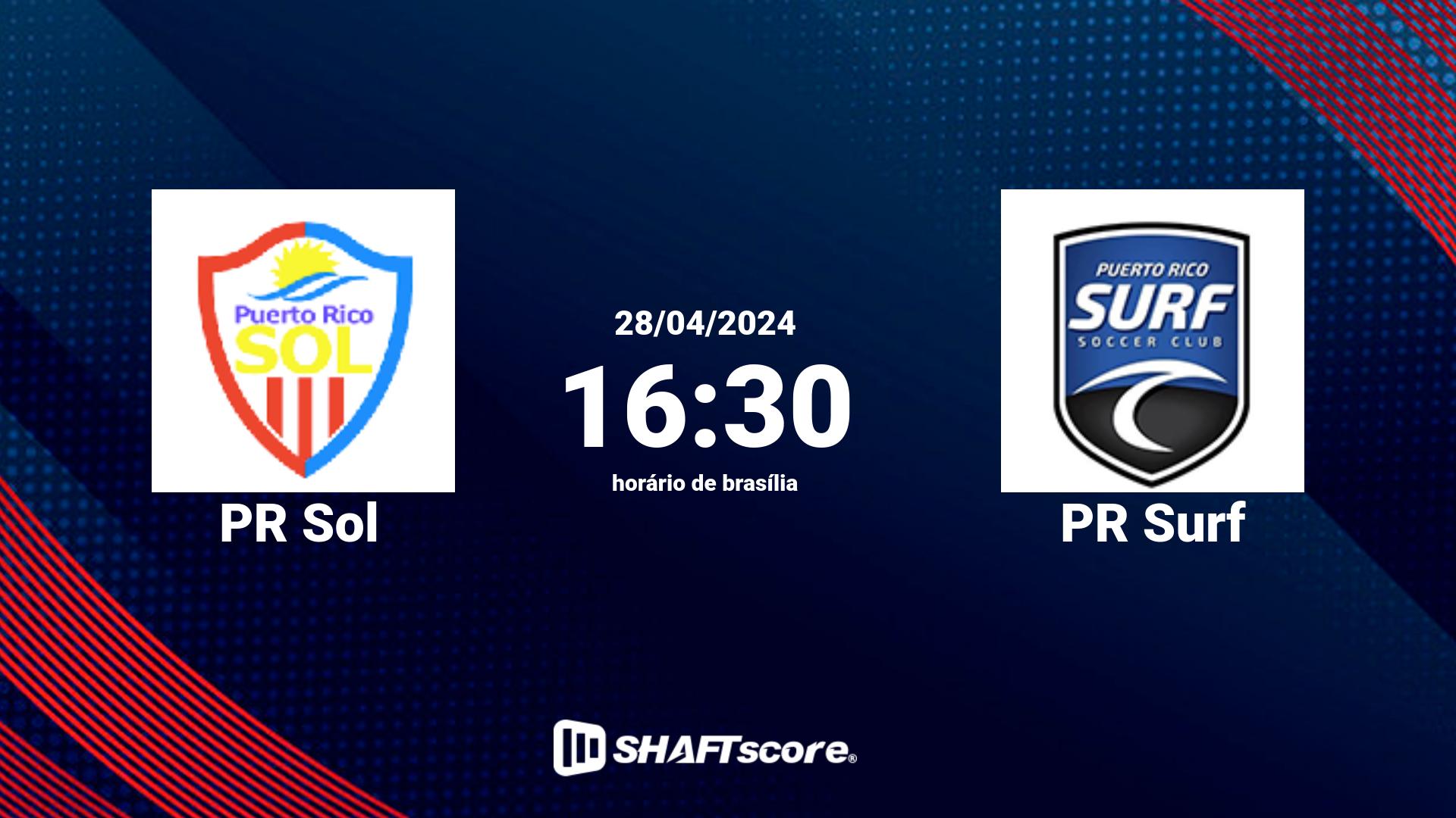 Estatísticas do jogo PR Sol vs PR Surf 28.04 16:30