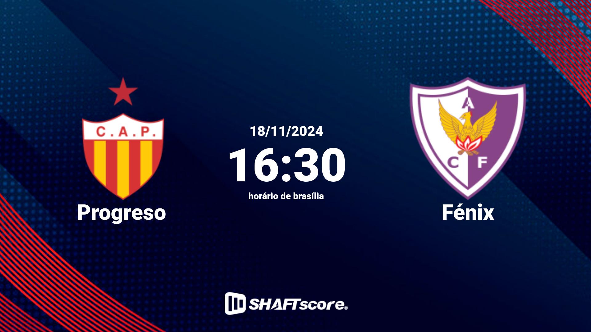 Estatísticas do jogo Progreso vs Fénix 18.11 16:30