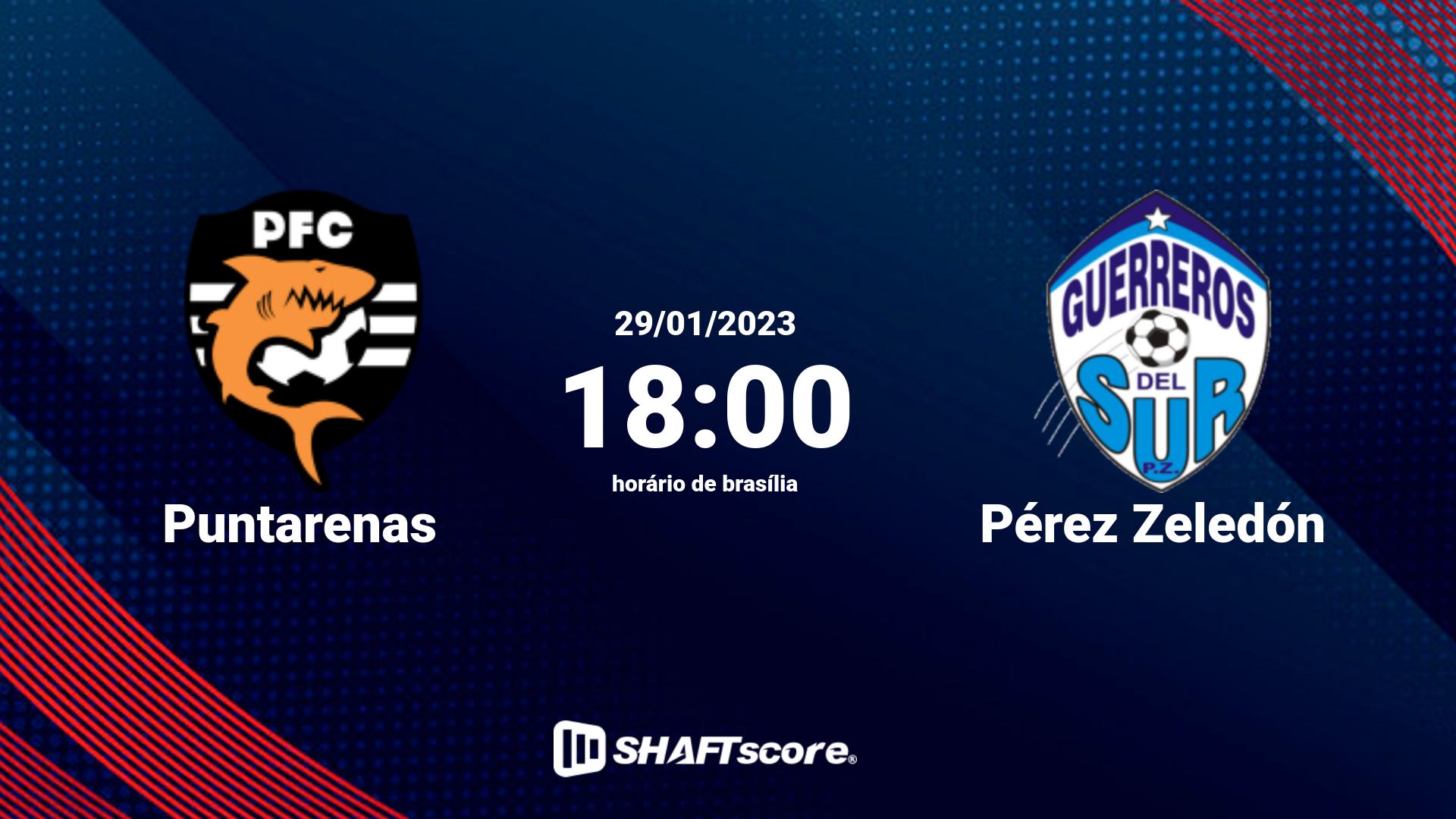 Estatísticas do jogo Puntarenas vs Pérez Zeledón 29.01 18:00