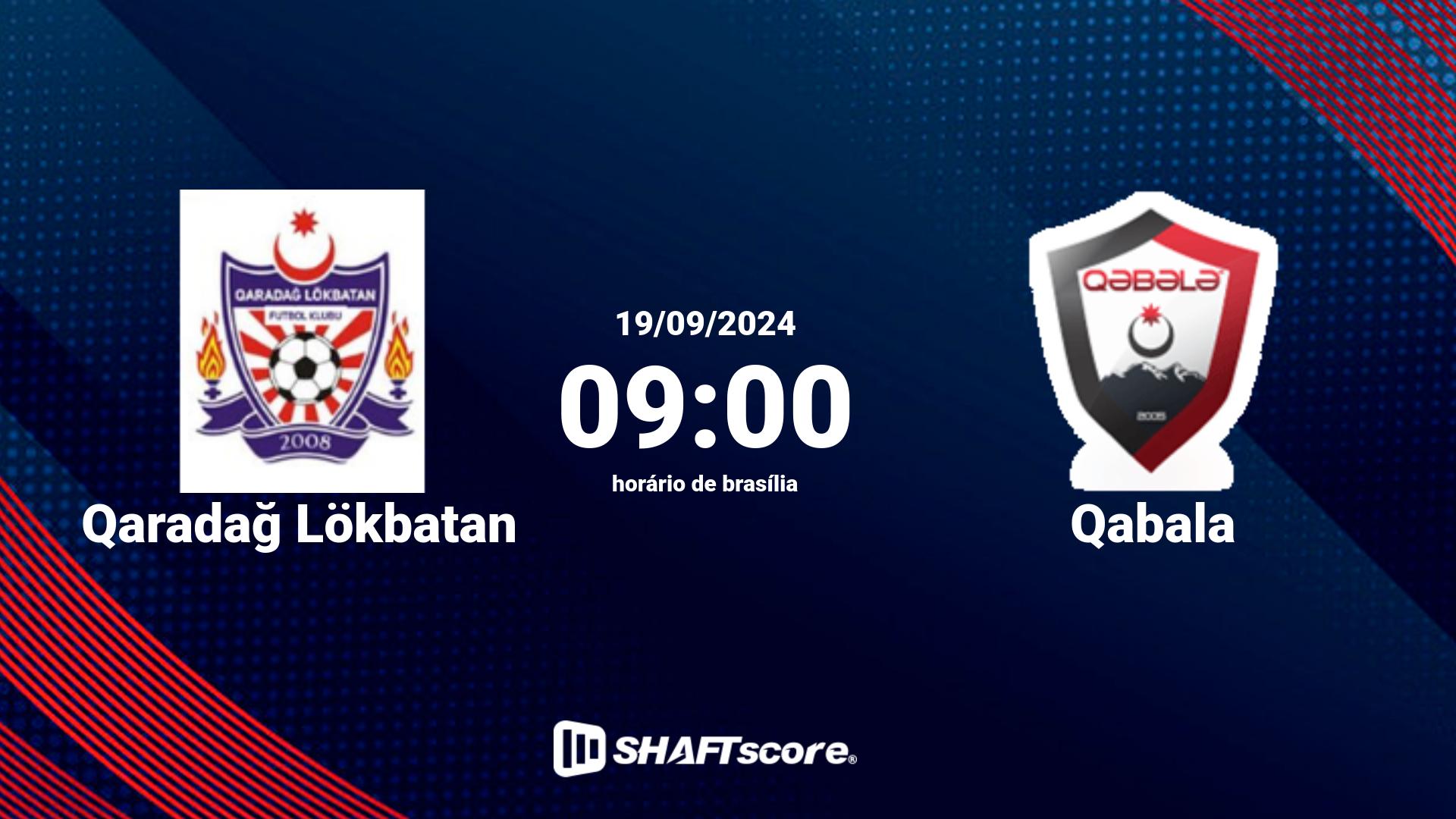 Estatísticas do jogo Qaradağ Lökbatan vs Qabala 19.09 09:00