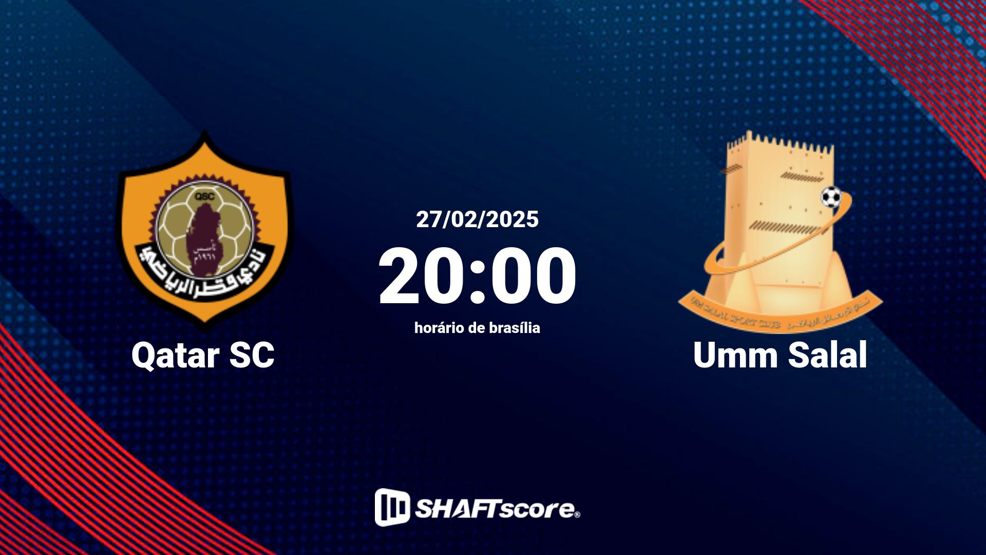 Estatísticas do jogo Qatar SC vs Umm Salal 27.02 20:00