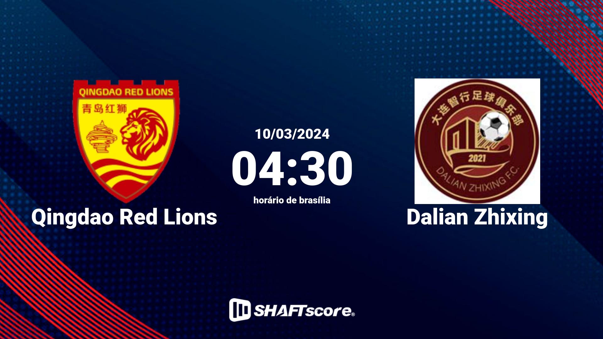 Estatísticas do jogo Qingdao Red Lions vs Dalian Zhixing 10.03 04:30