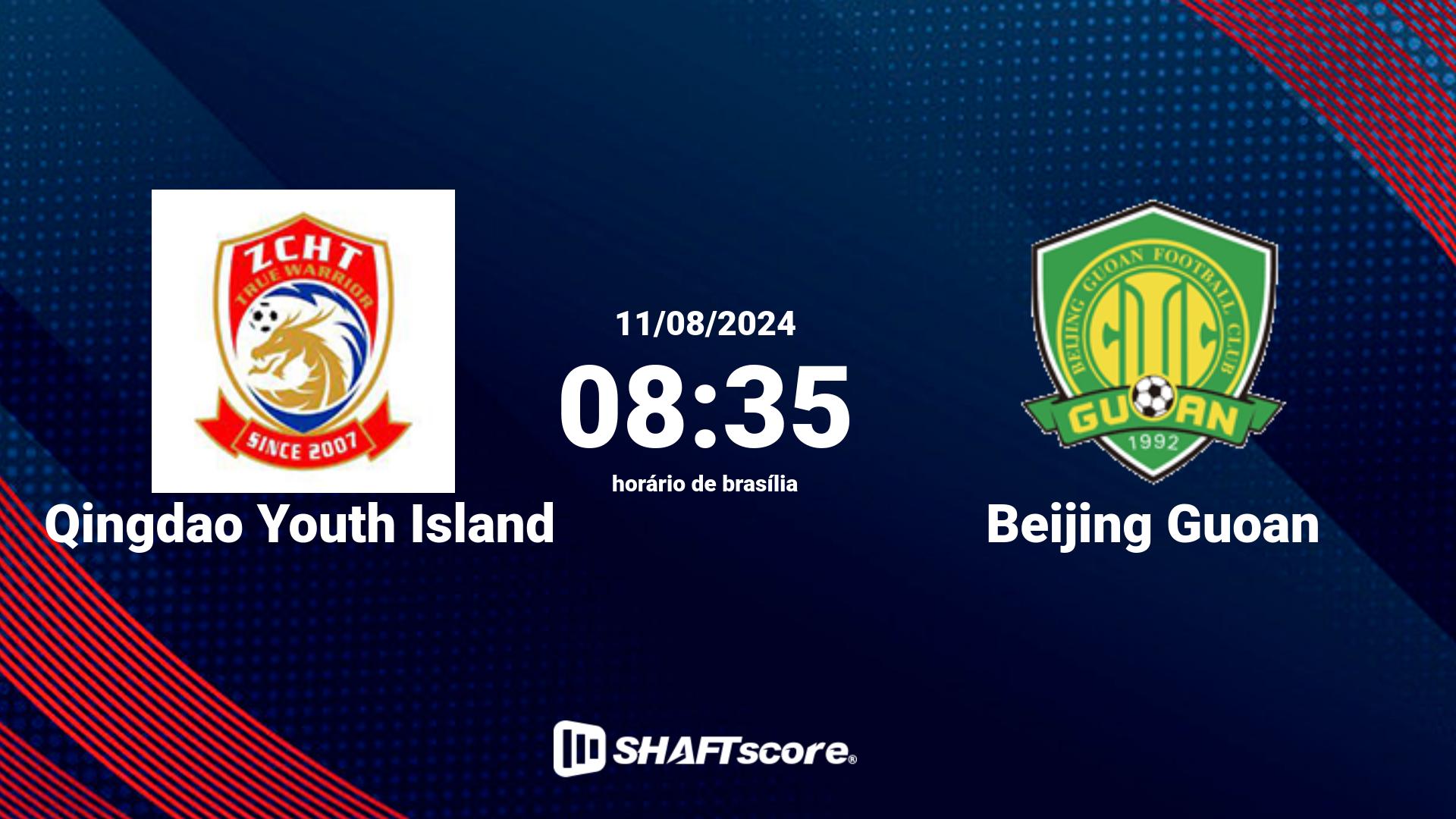 Estatísticas do jogo Qingdao Youth Island vs Beijing Guoan 11.08 08:35