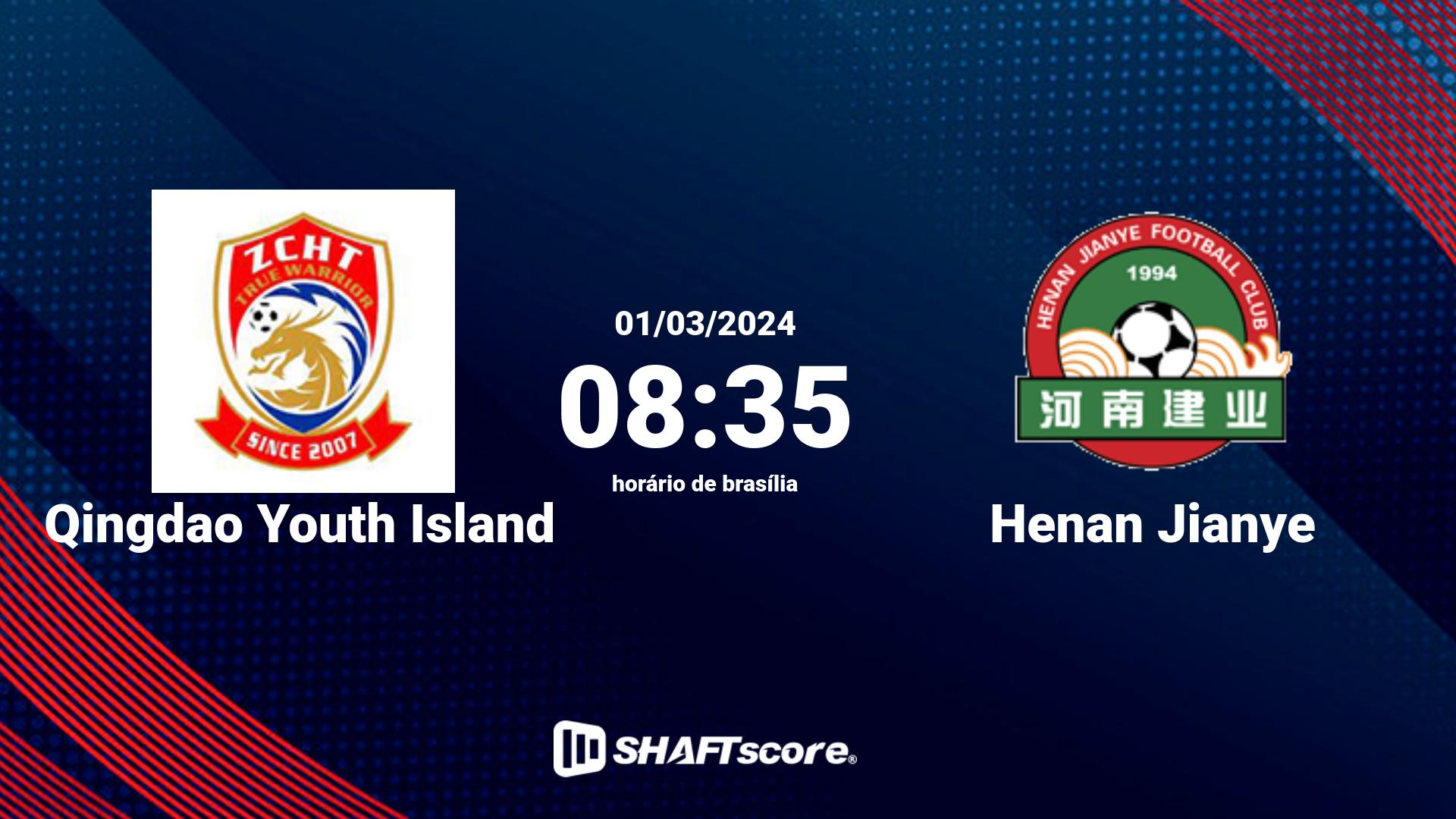 Estatísticas do jogo Qingdao Youth Island vs Henan Jianye 01.03 08:35