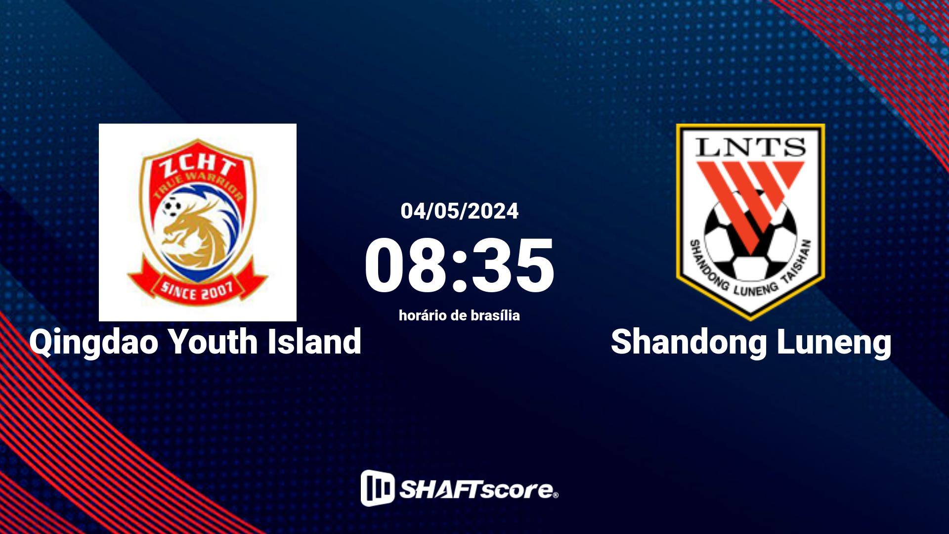 Estatísticas do jogo Qingdao Youth Island vs Shandong Luneng 04.05 08:35