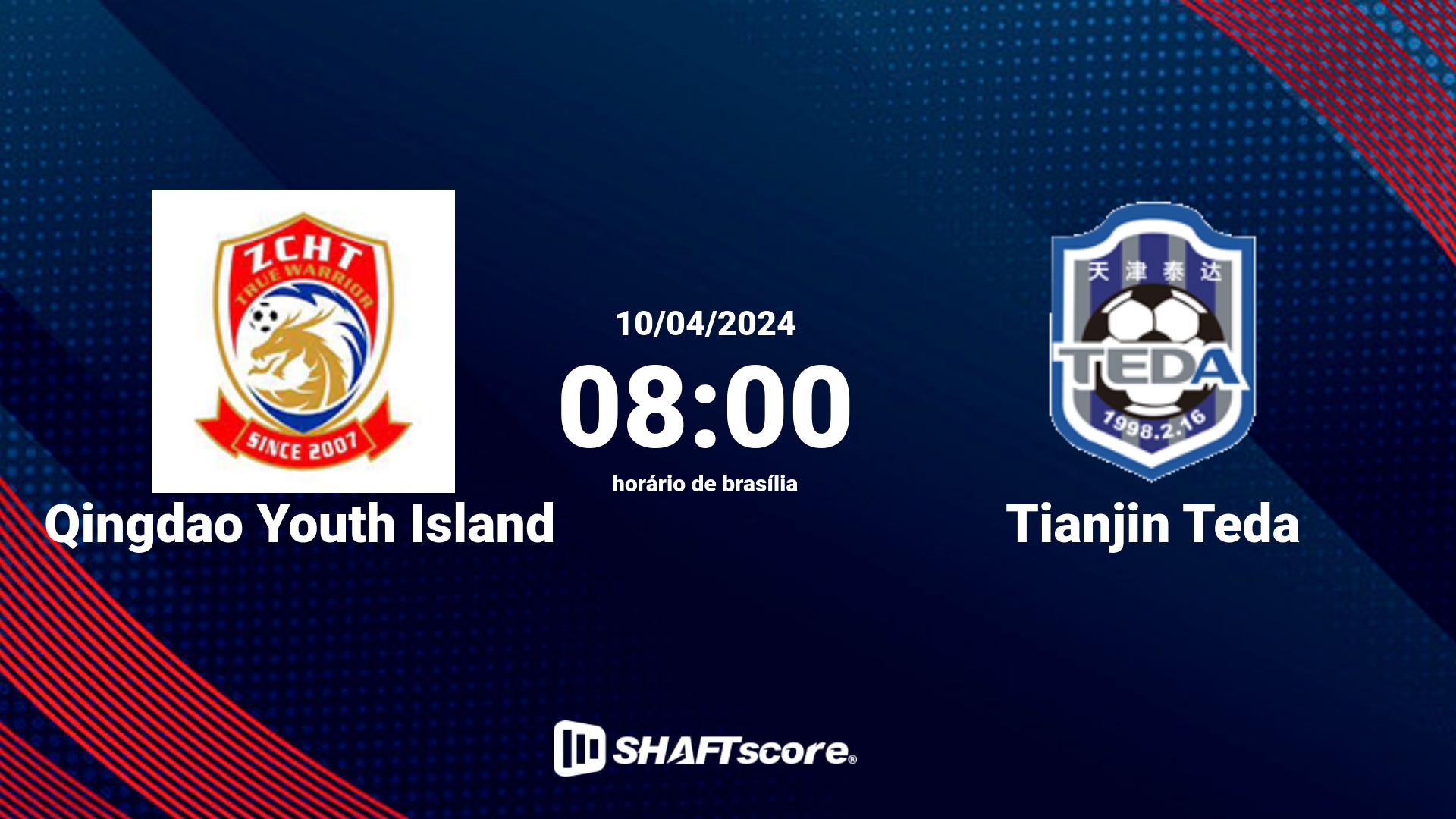 Estatísticas do jogo Qingdao Youth Island vs Tianjin Teda 10.04 08:00