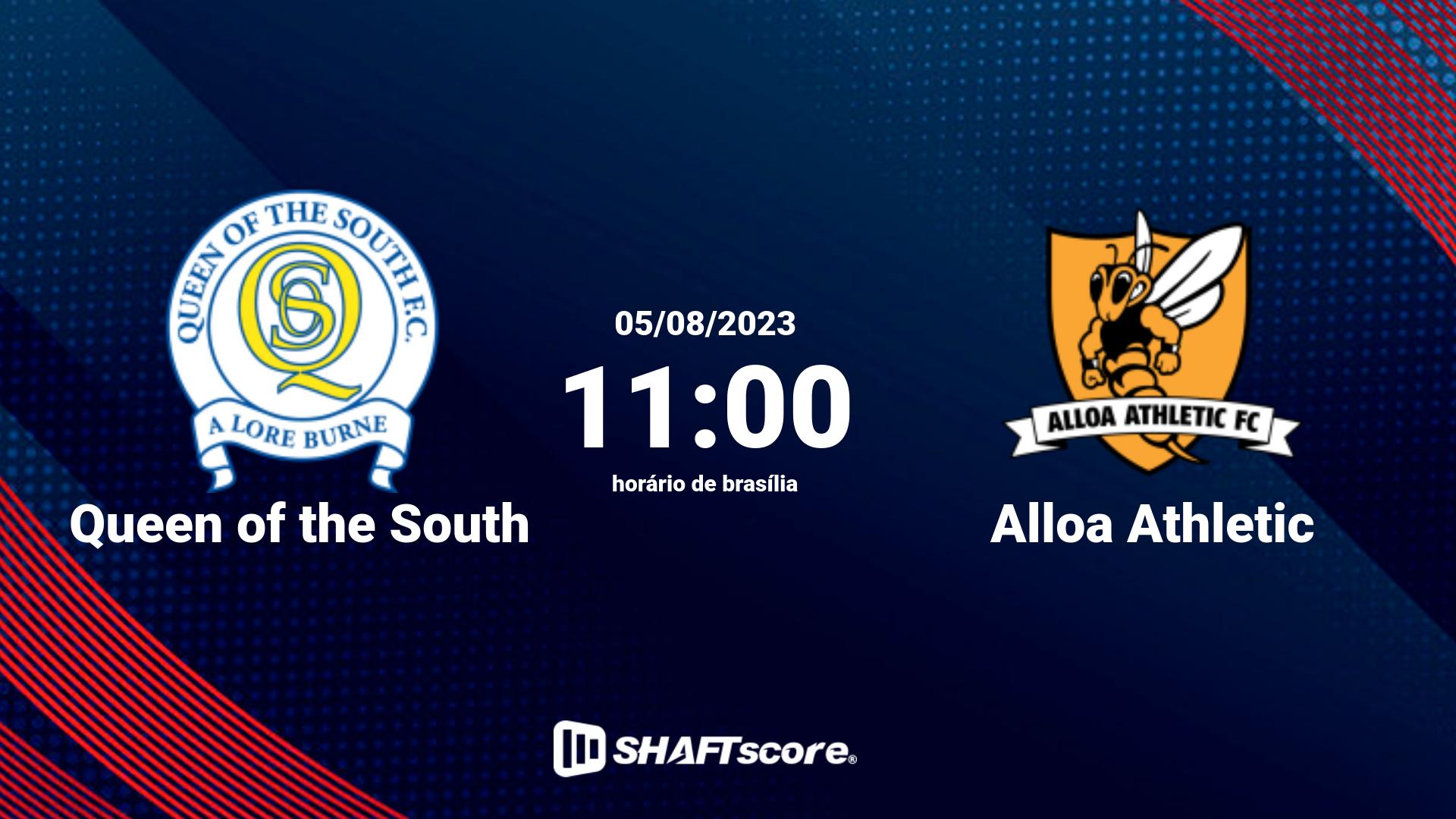 Estatísticas do jogo Queen of the South vs Alloa Athletic 05.08 11:00