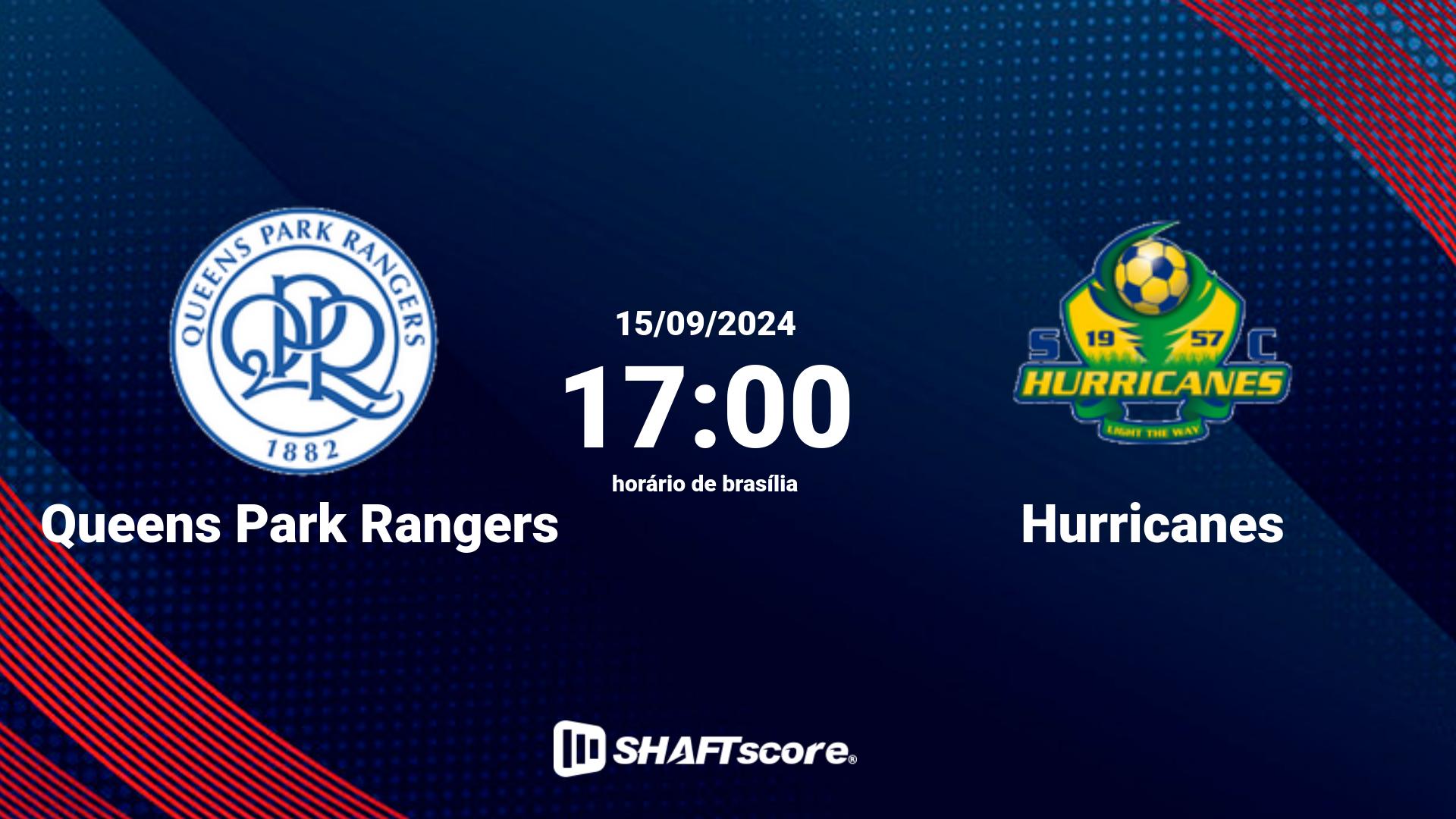 Estatísticas do jogo Queens Park Rangers vs Hurricanes 15.09 17:00