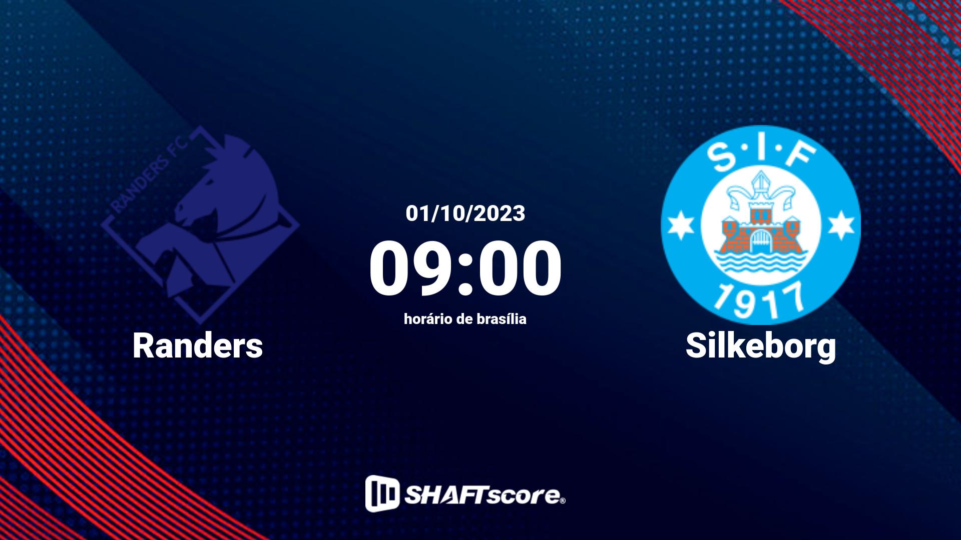 Estatísticas do jogo Randers vs Silkeborg 01.10 09:00