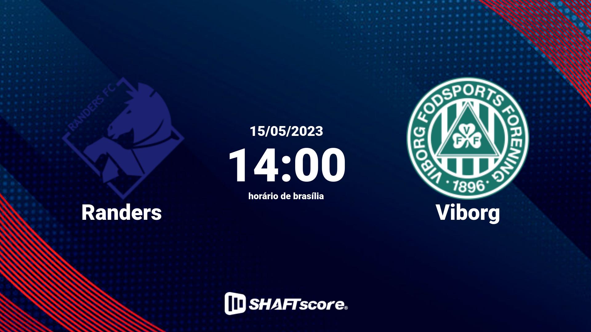 Estatísticas do jogo Randers vs Viborg 15.05 14:00