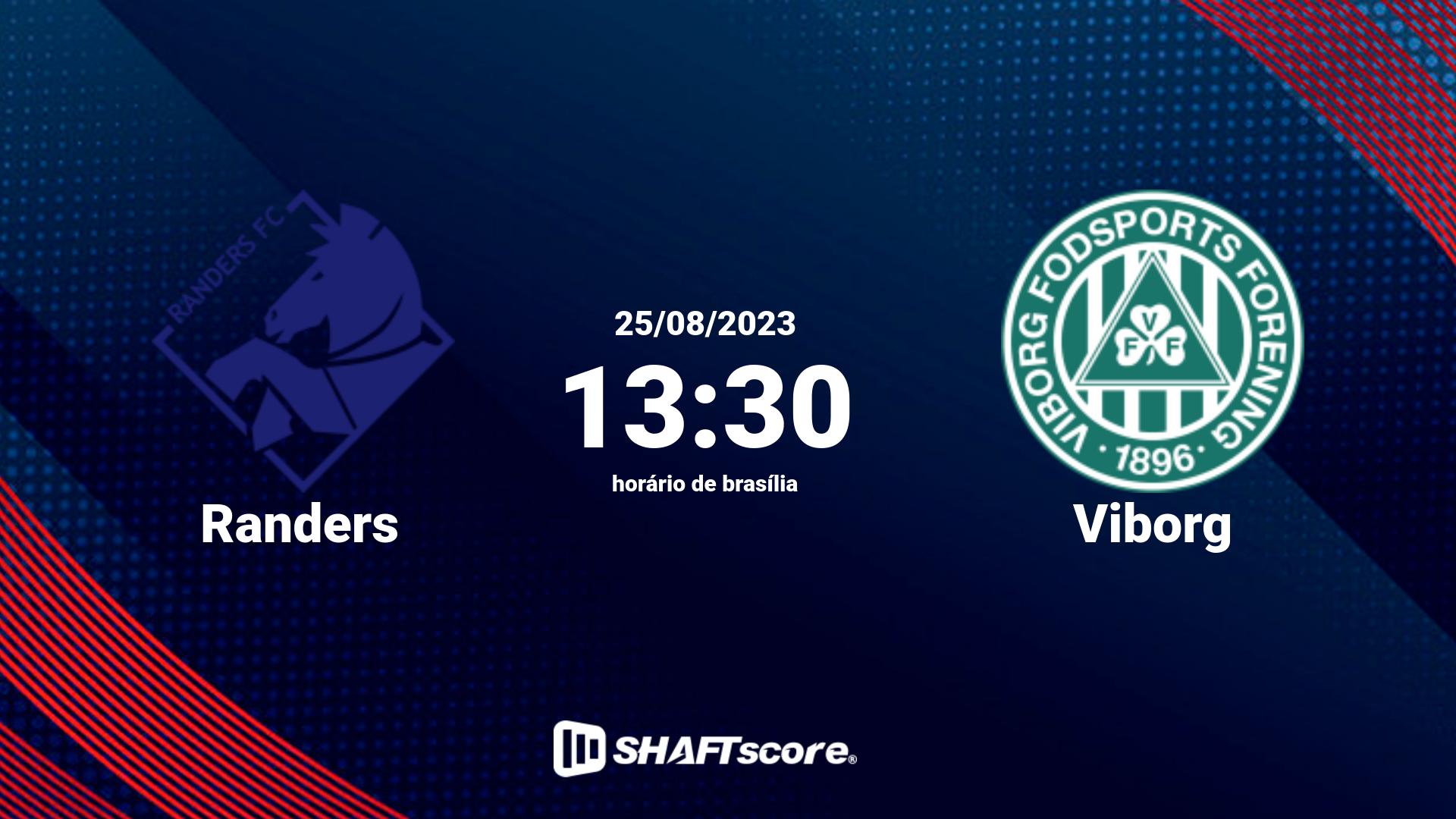 Estatísticas do jogo Randers vs Viborg 25.08 13:30