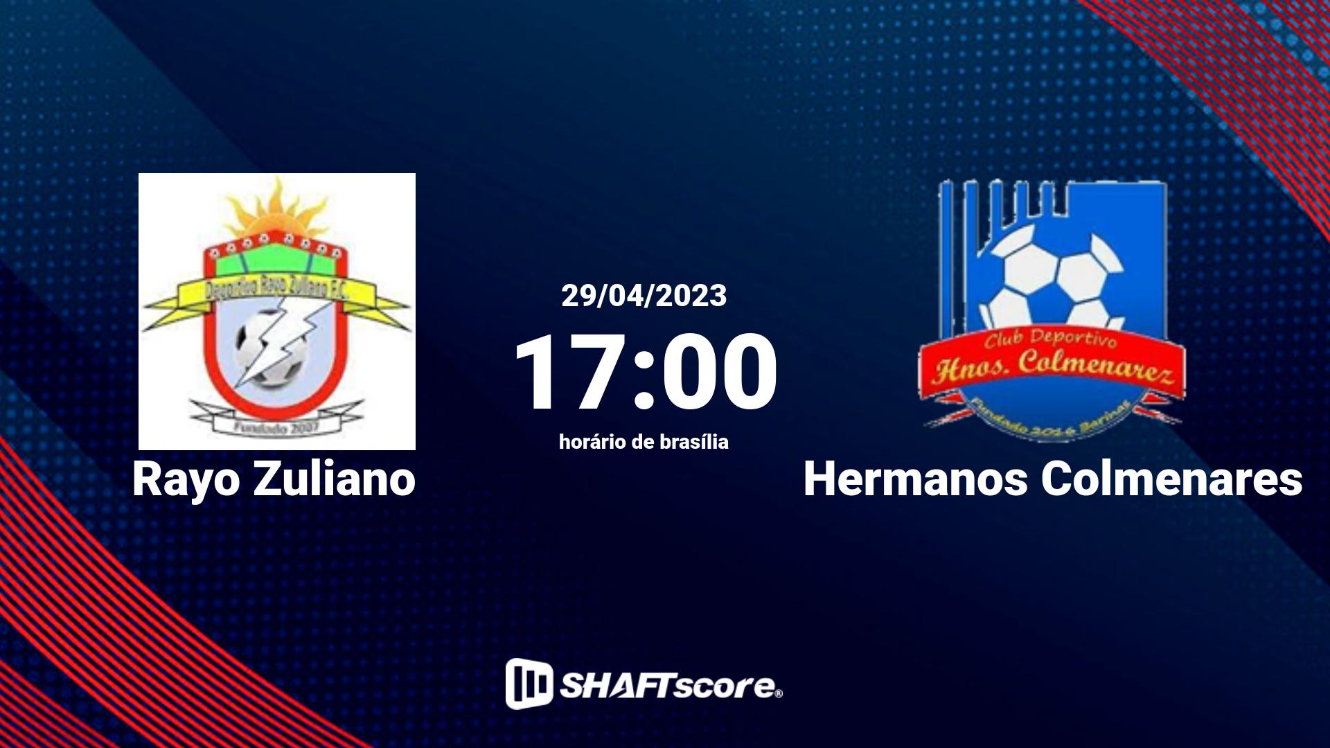 Estatísticas do jogo Rayo Zuliano vs Hermanos Colmenares 29.04 17:00