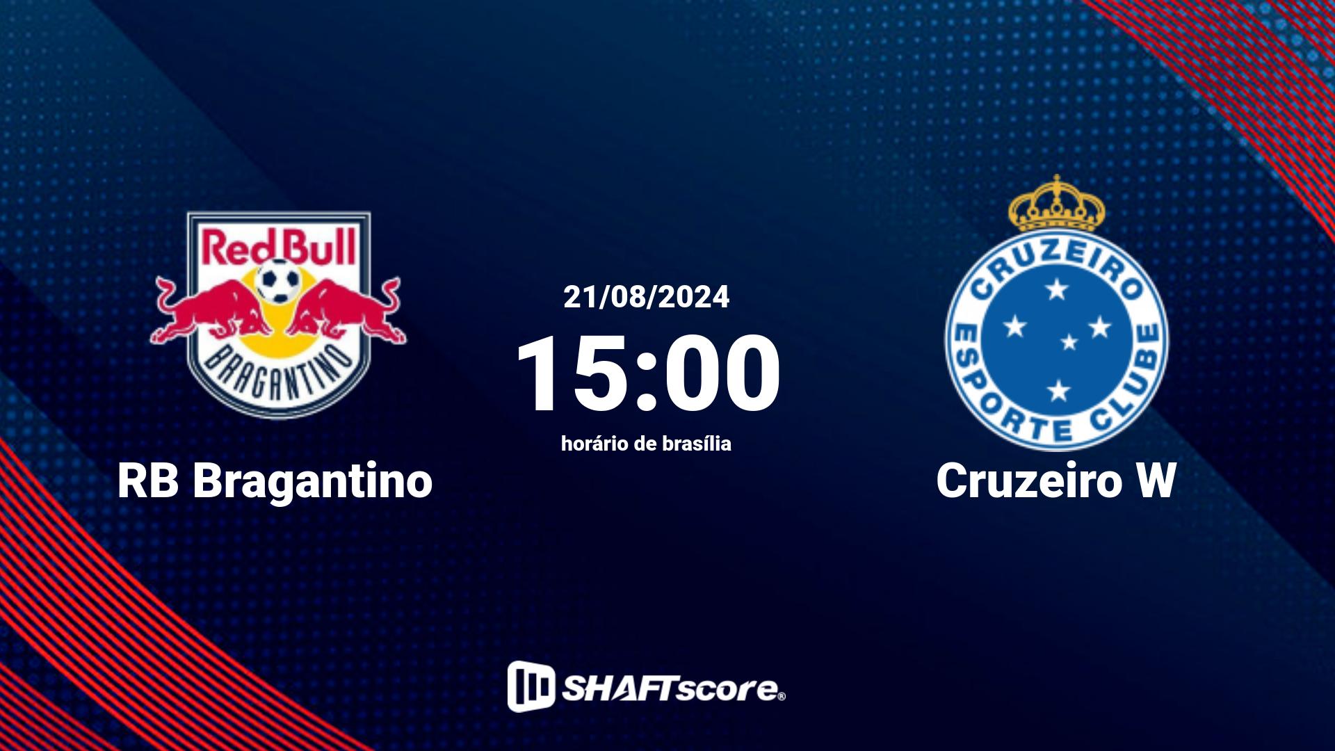Estatísticas do jogo RB Bragantino vs Cruzeiro W 27.06 15:00