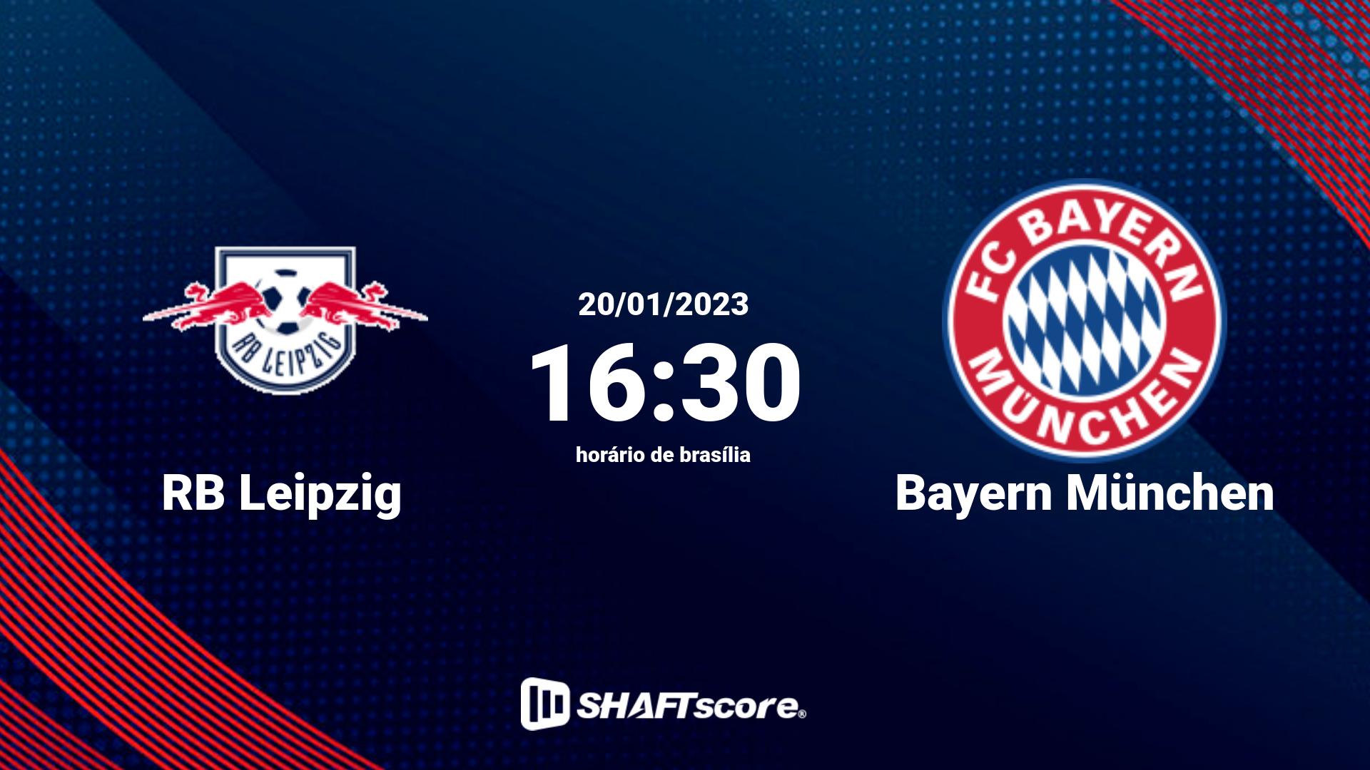 Estatísticas do jogo RB Leipzig vs Bayern München 20.01 16:30