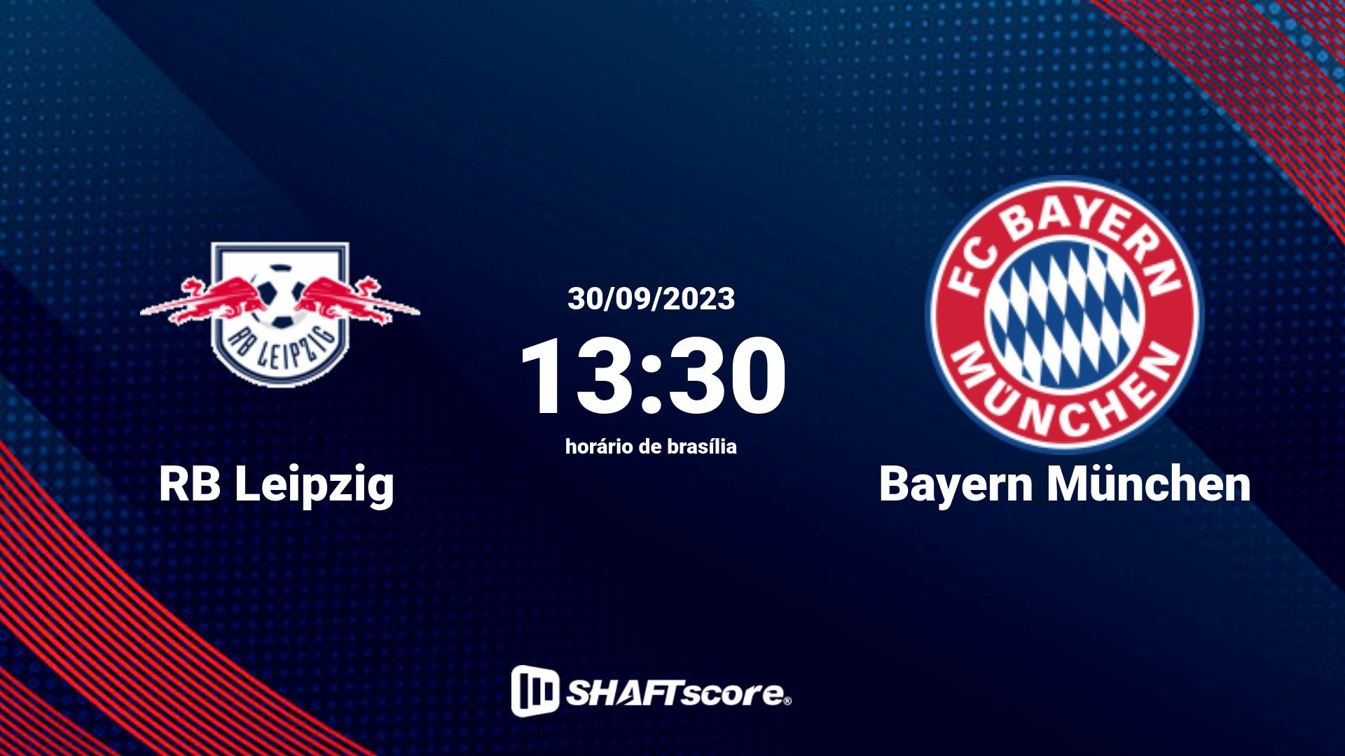 Estatísticas do jogo RB Leipzig vs Bayern München 30.09 13:30