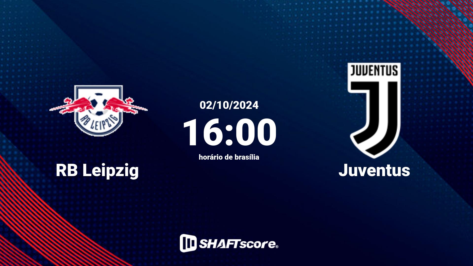 Estatísticas do jogo RB Leipzig vs Juventus 02.10 16:00