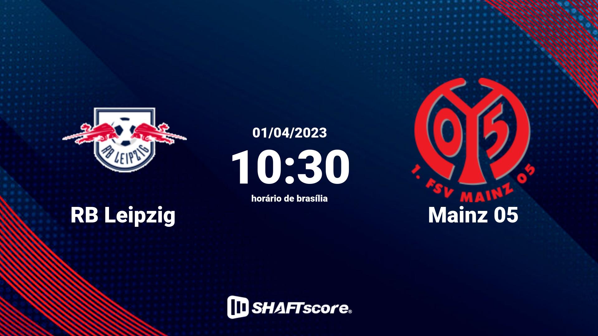 Estatísticas do jogo RB Leipzig vs Mainz 05 01.04 10:30