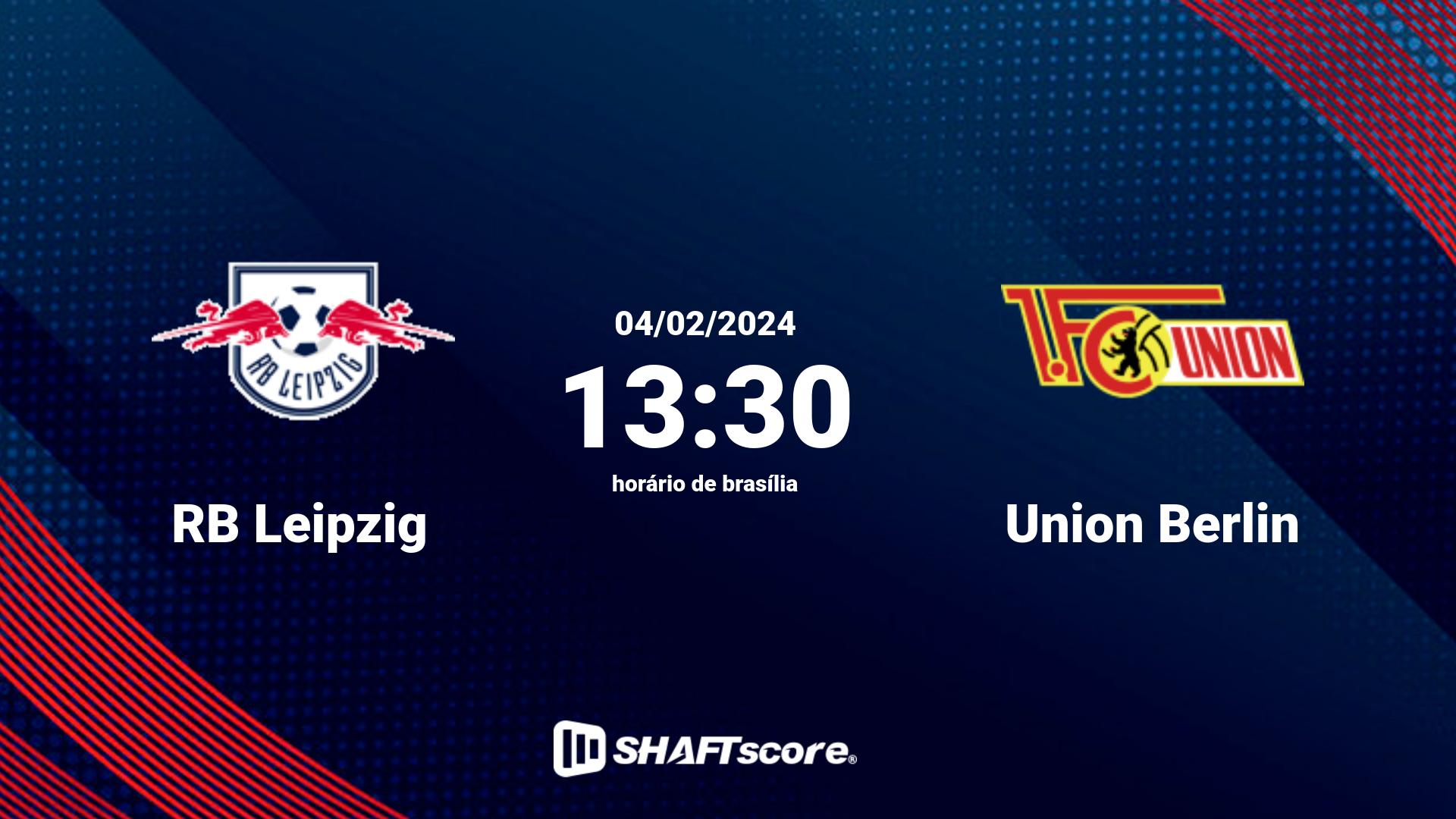 Estatísticas do jogo RB Leipzig vs Union Berlin 04.02 13:30