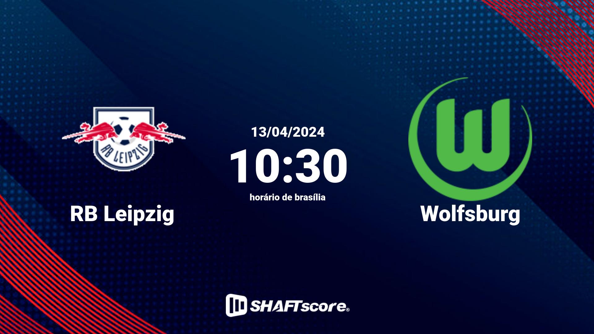 Estatísticas do jogo RB Leipzig vs Wolfsburg 13.04 10:30