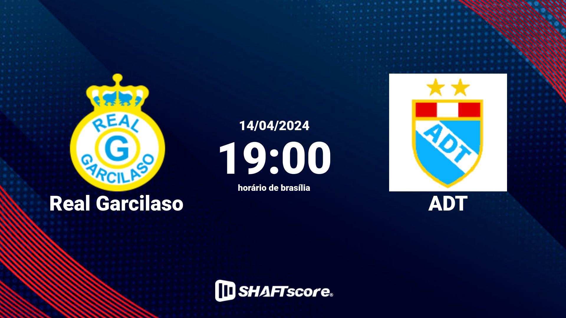 Estatísticas do jogo Real Garcilaso vs ADT 14.04 19:00