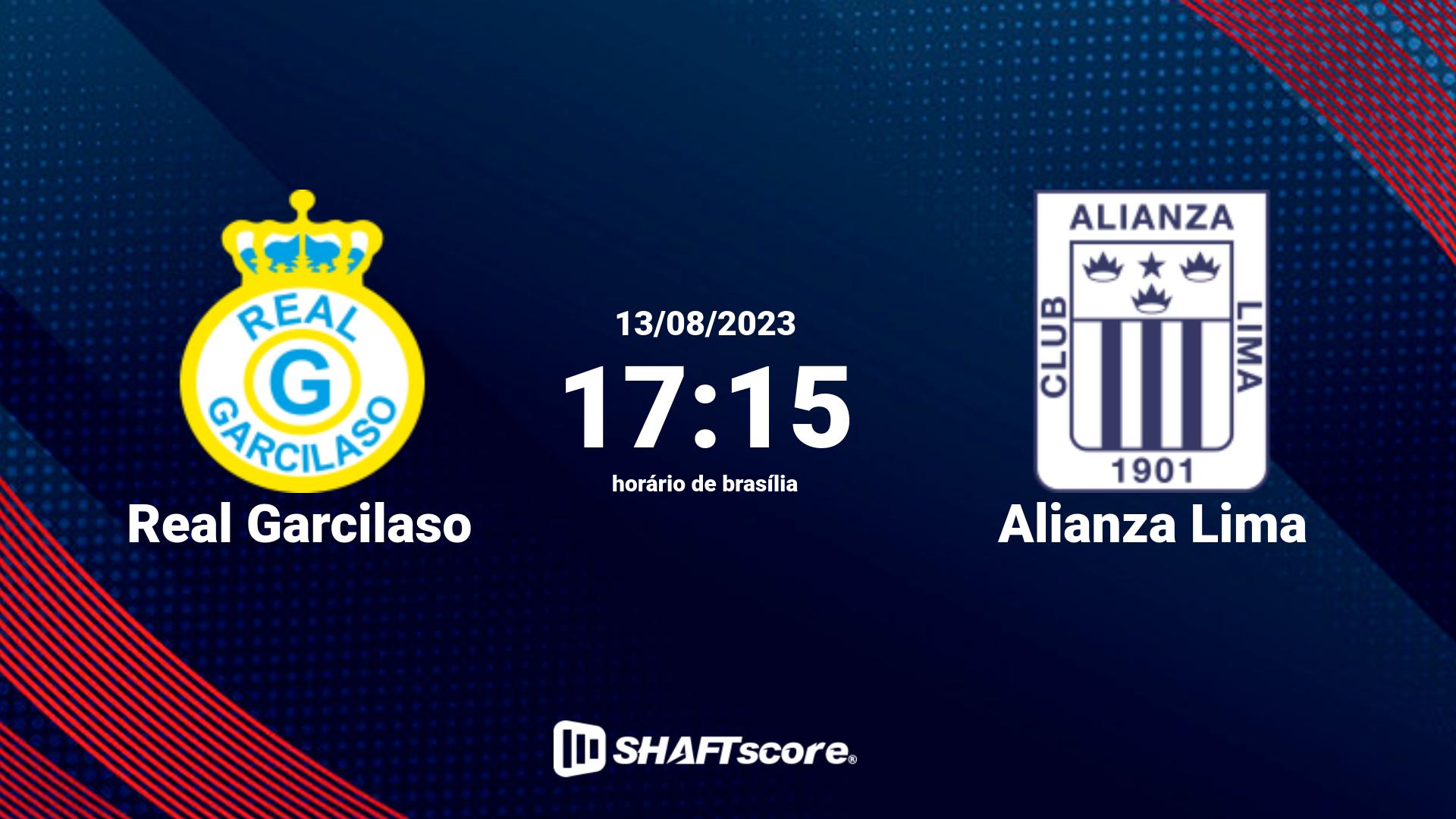 Estatísticas do jogo Real Garcilaso vs Alianza Lima 13.08 17:15