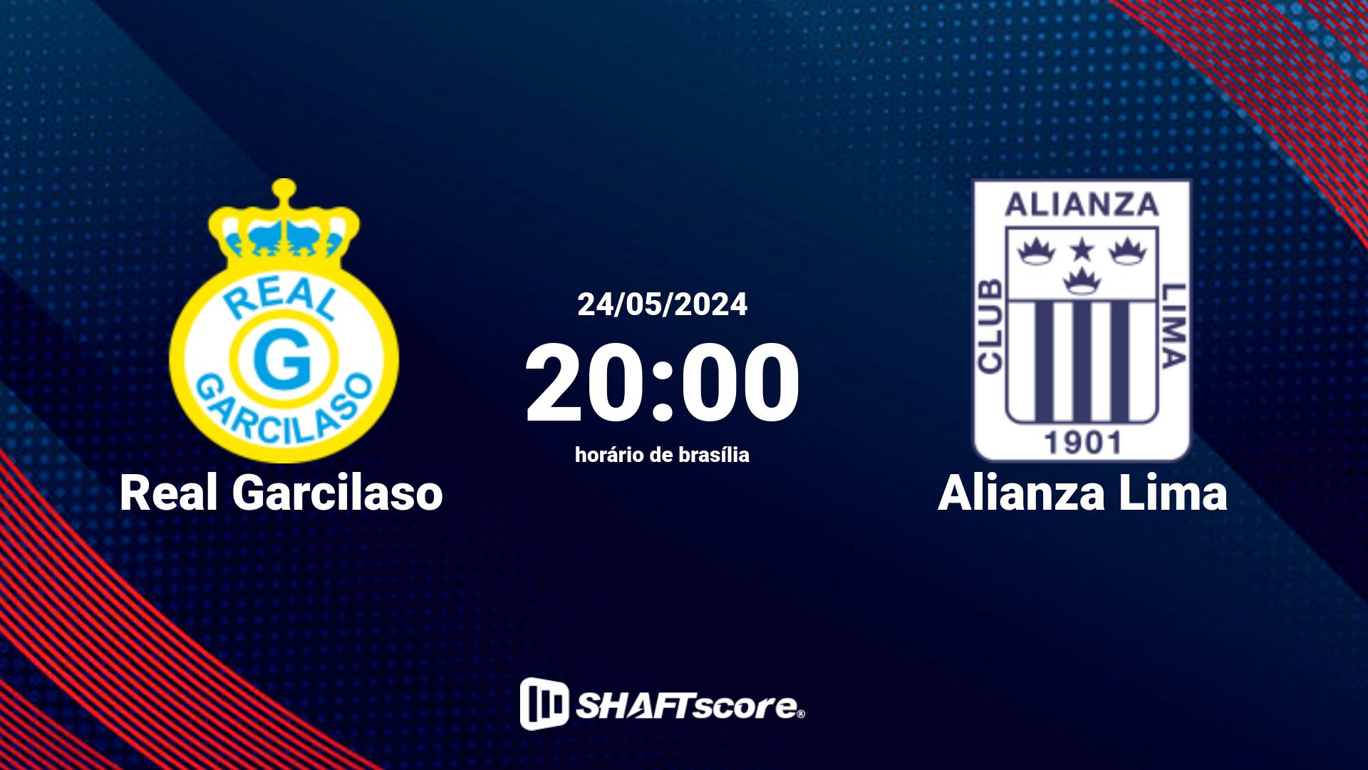 Estatísticas do jogo Real Garcilaso vs Alianza Lima 24.05 20:00