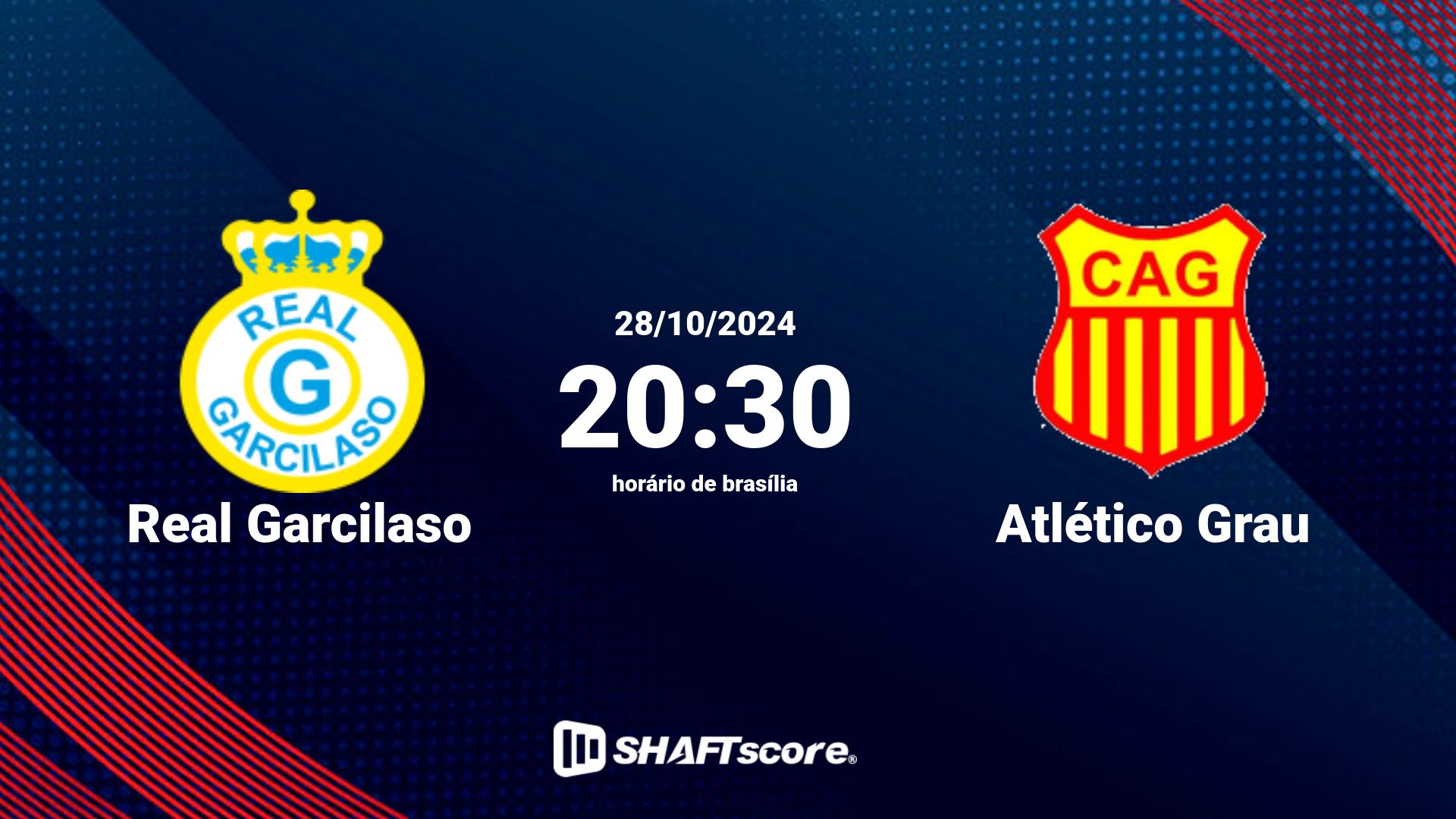 Estatísticas do jogo Real Garcilaso vs Atlético Grau 28.10 20:30