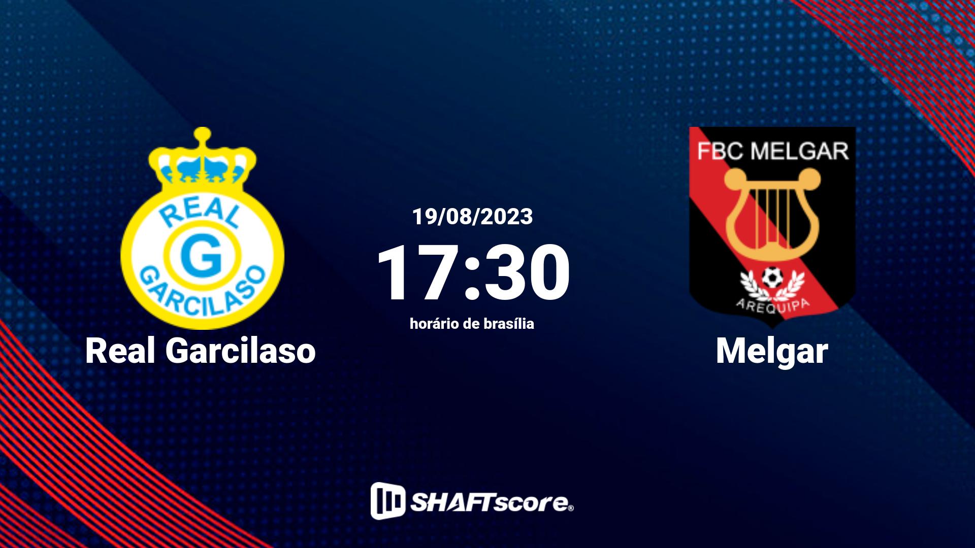 Estatísticas do jogo Real Garcilaso vs Melgar 19.08 17:30