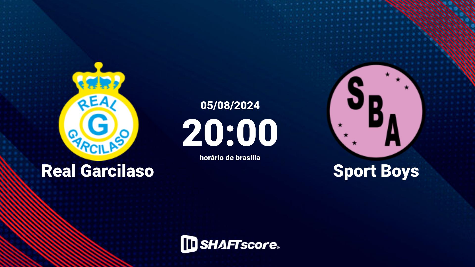 Estatísticas do jogo Real Garcilaso vs Sport Boys 05.08 20:00