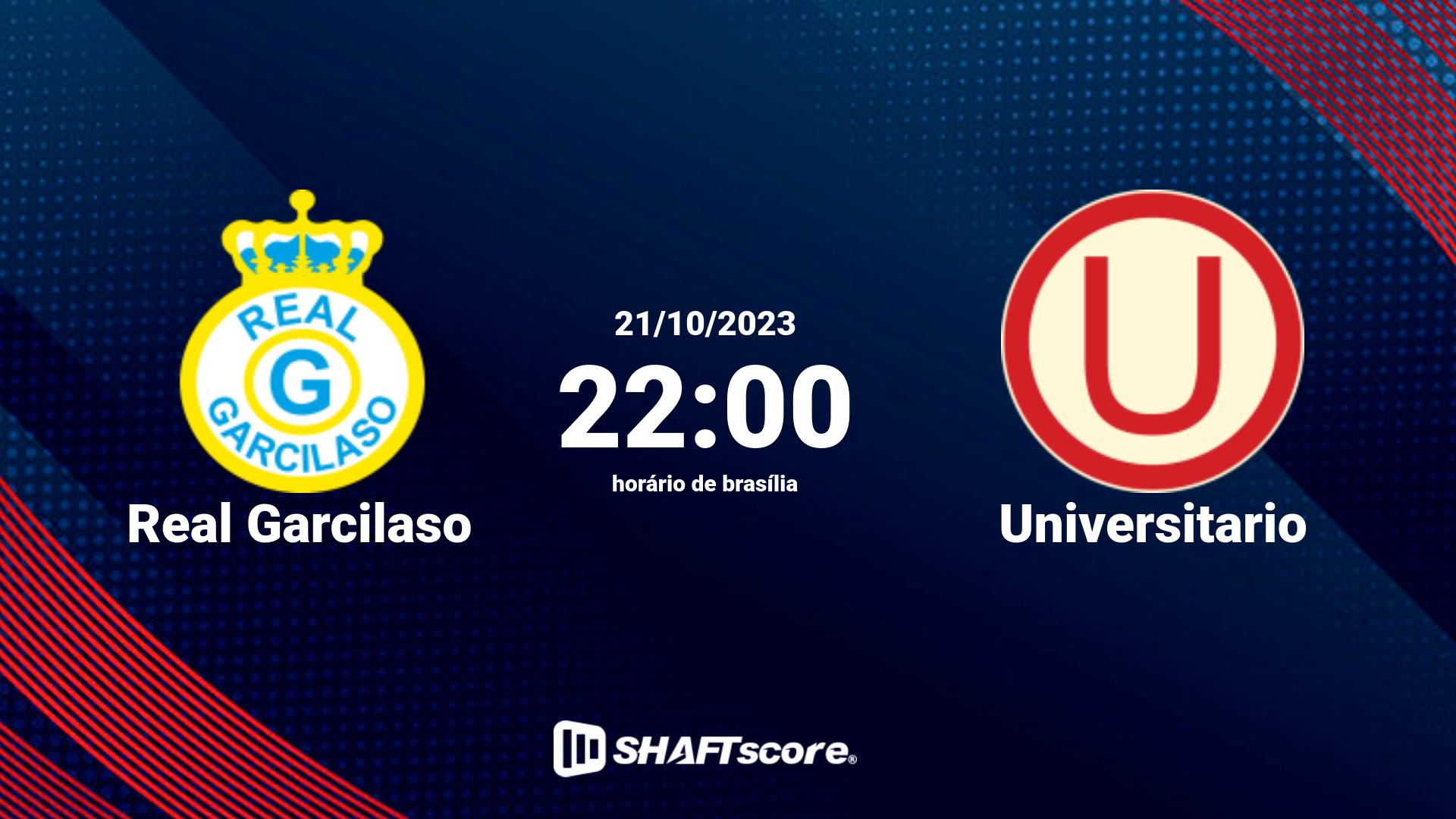 Estatísticas do jogo Real Garcilaso vs Universitario 21.10 22:00