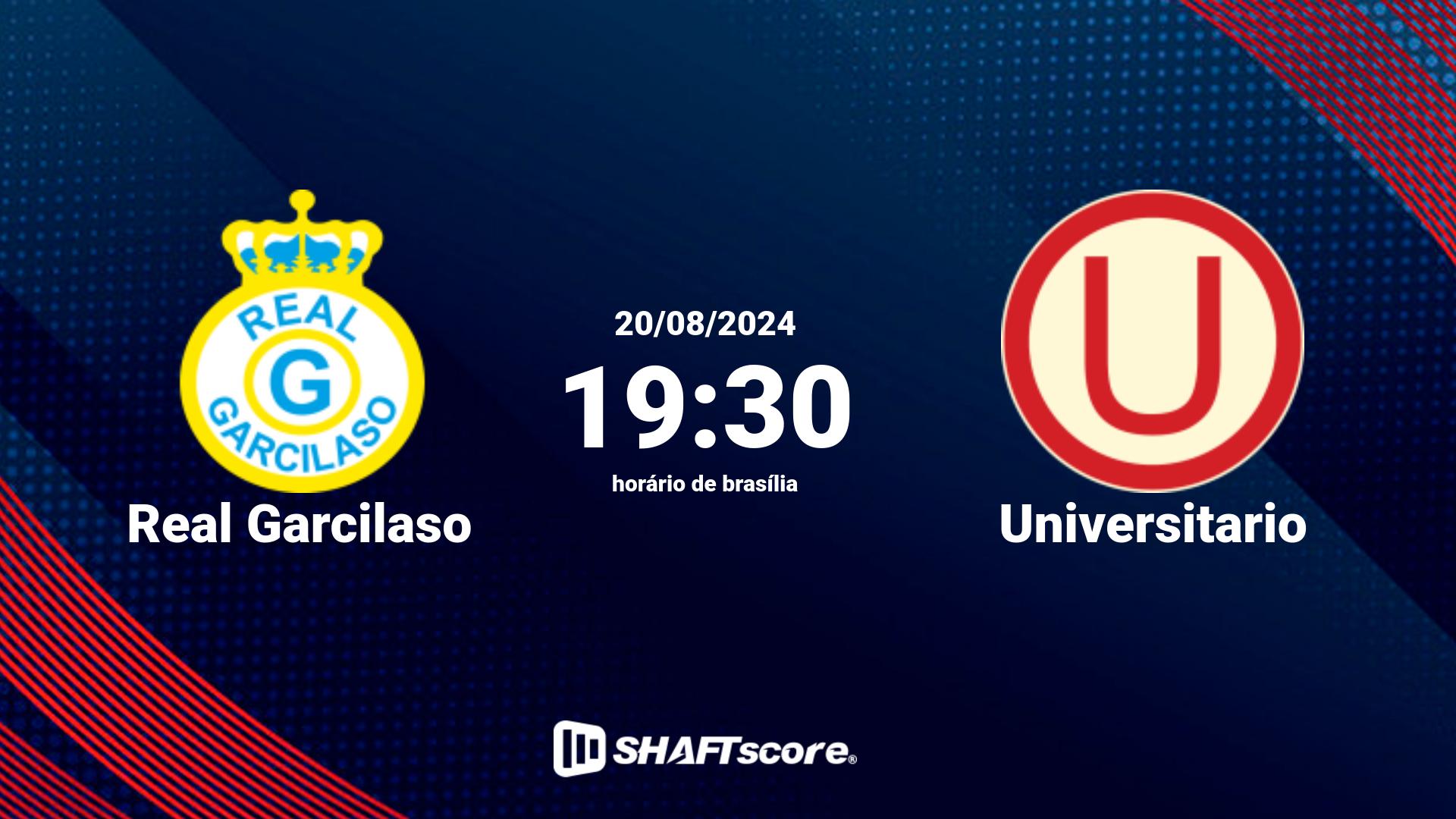 Estatísticas do jogo Real Garcilaso vs Universitario 20.08 19:30