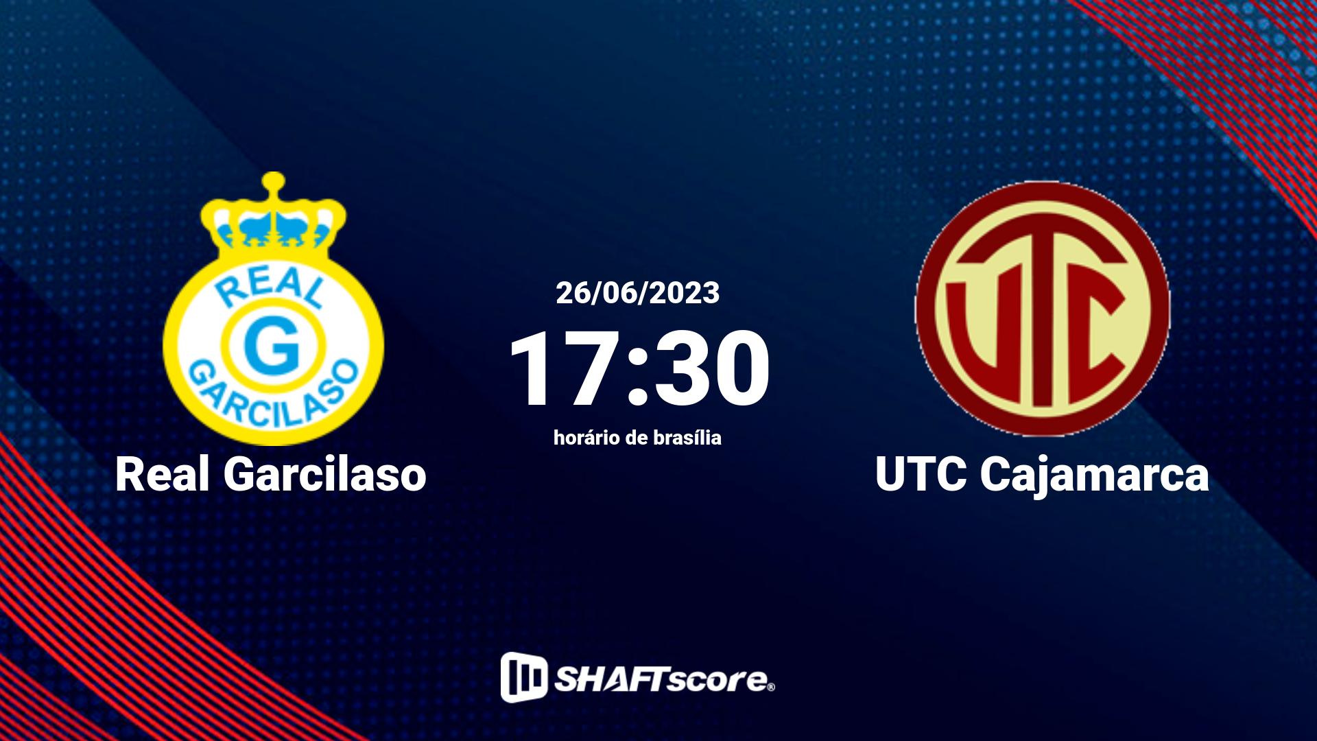 Estatísticas do jogo Real Garcilaso vs UTC Cajamarca 26.06 17:30