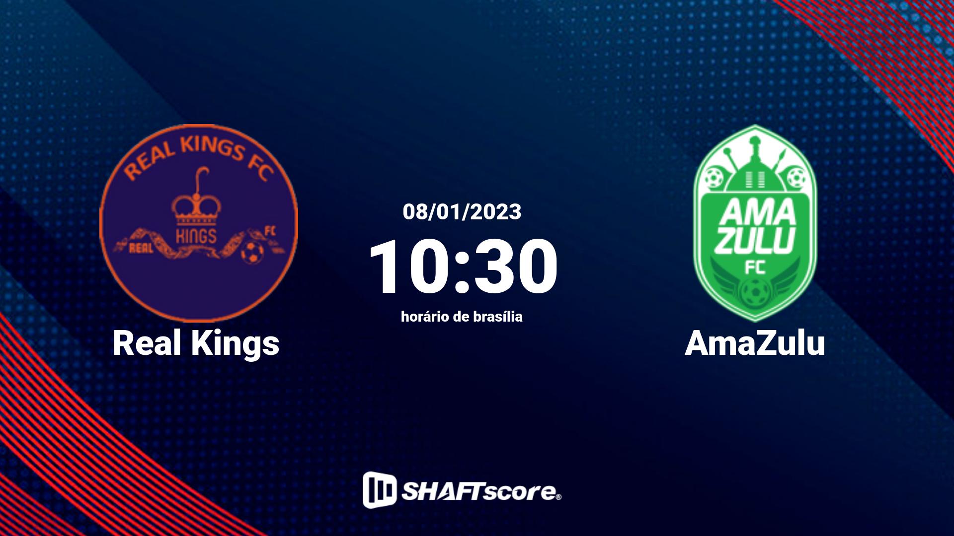 Estatísticas do jogo Real Kings vs AmaZulu 08.01 10:30