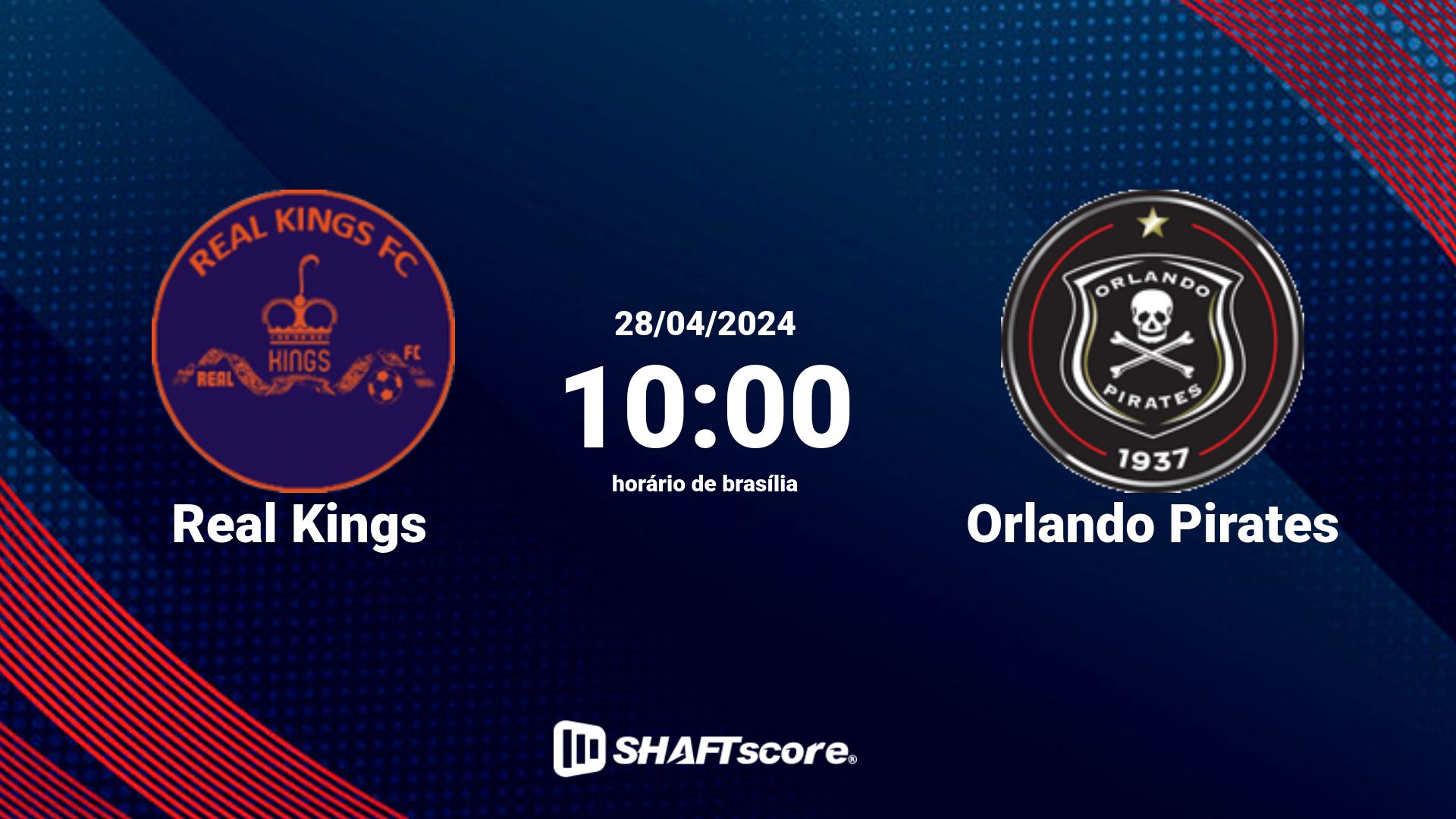 Estatísticas do jogo Real Kings vs Orlando Pirates 28.04 10:00